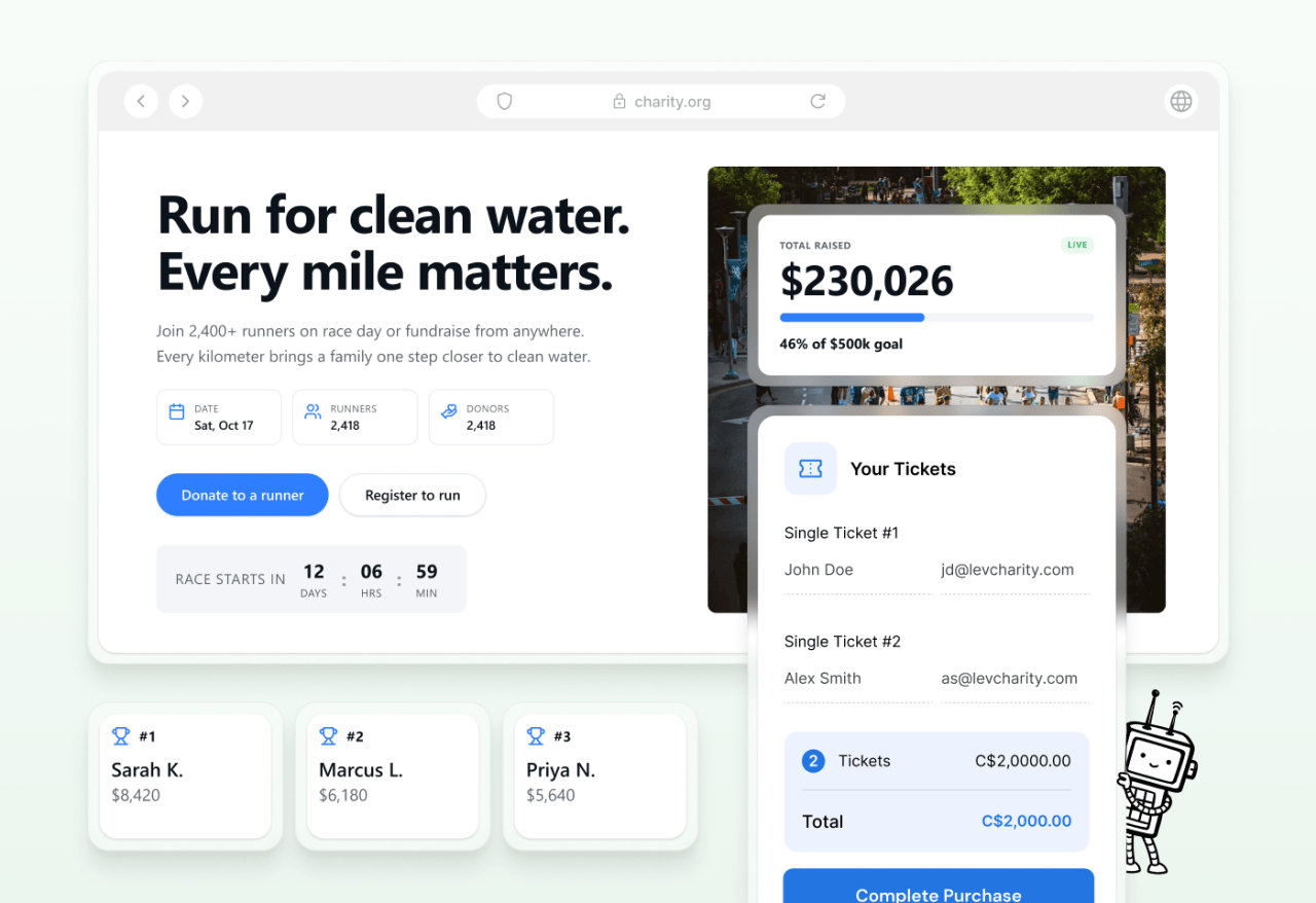 LevCharity screenshot 1