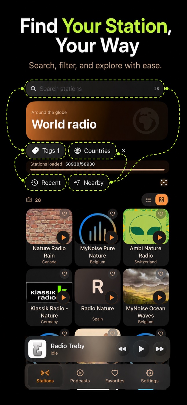 Radiogram — Radio & Podcasts screenshot 2