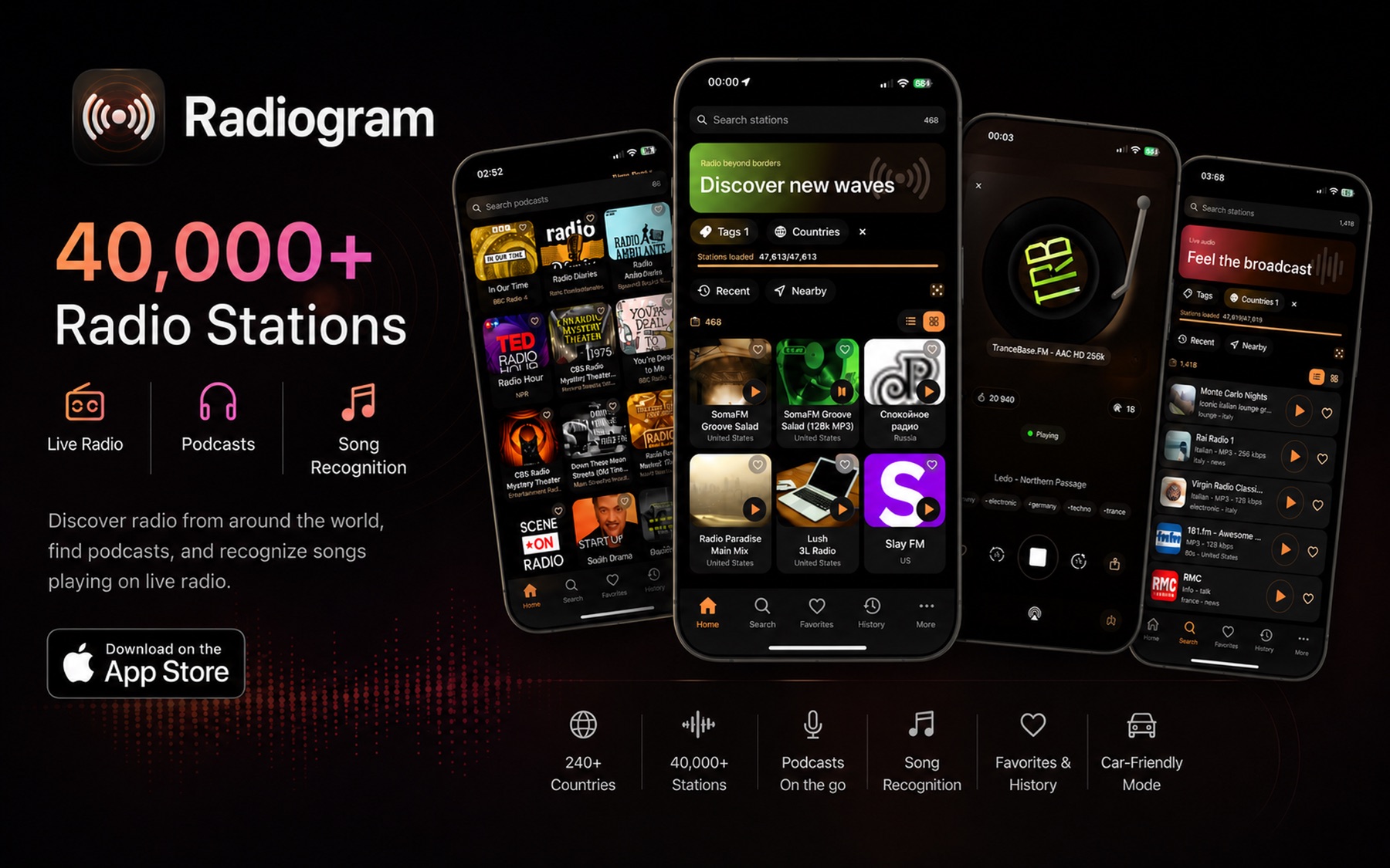 Radiogram — Radio & Podcasts screenshot 1