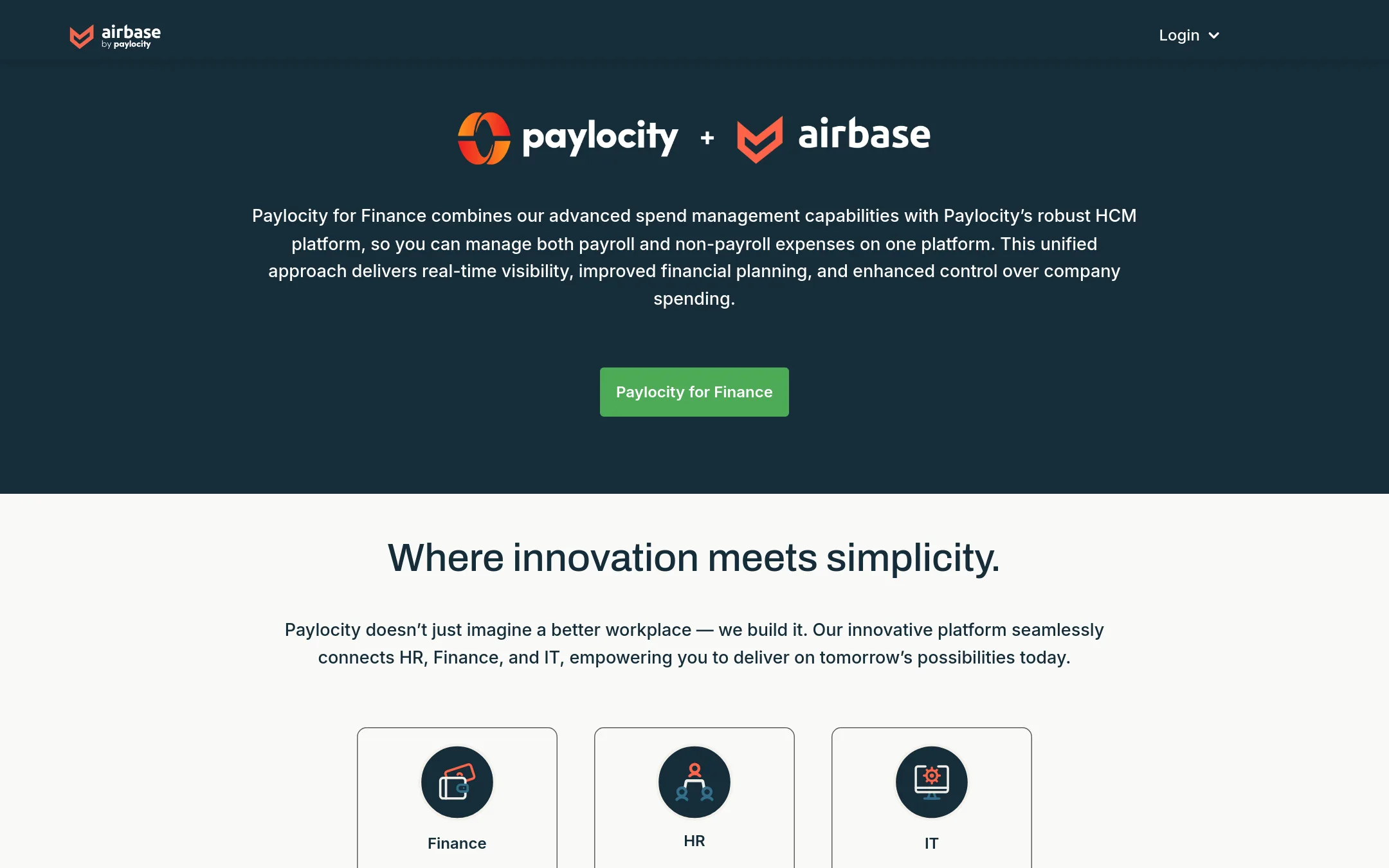 Airbase homepage