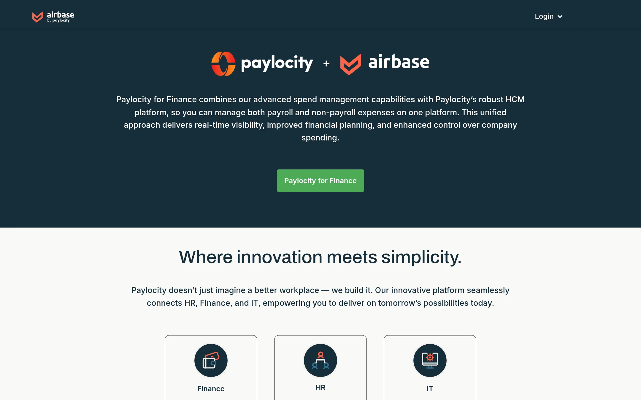 Airbase homepage