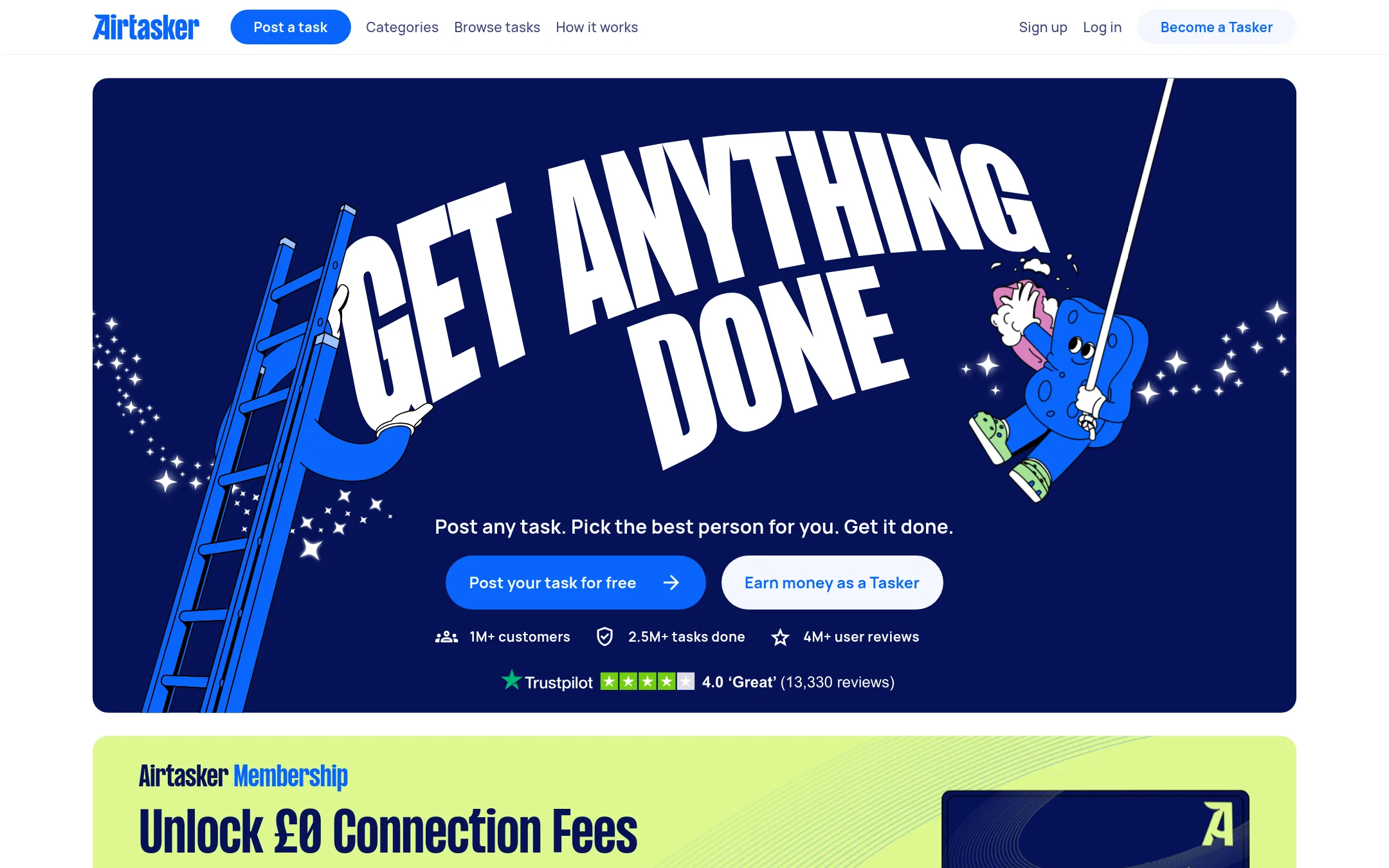 Airtasker homepage