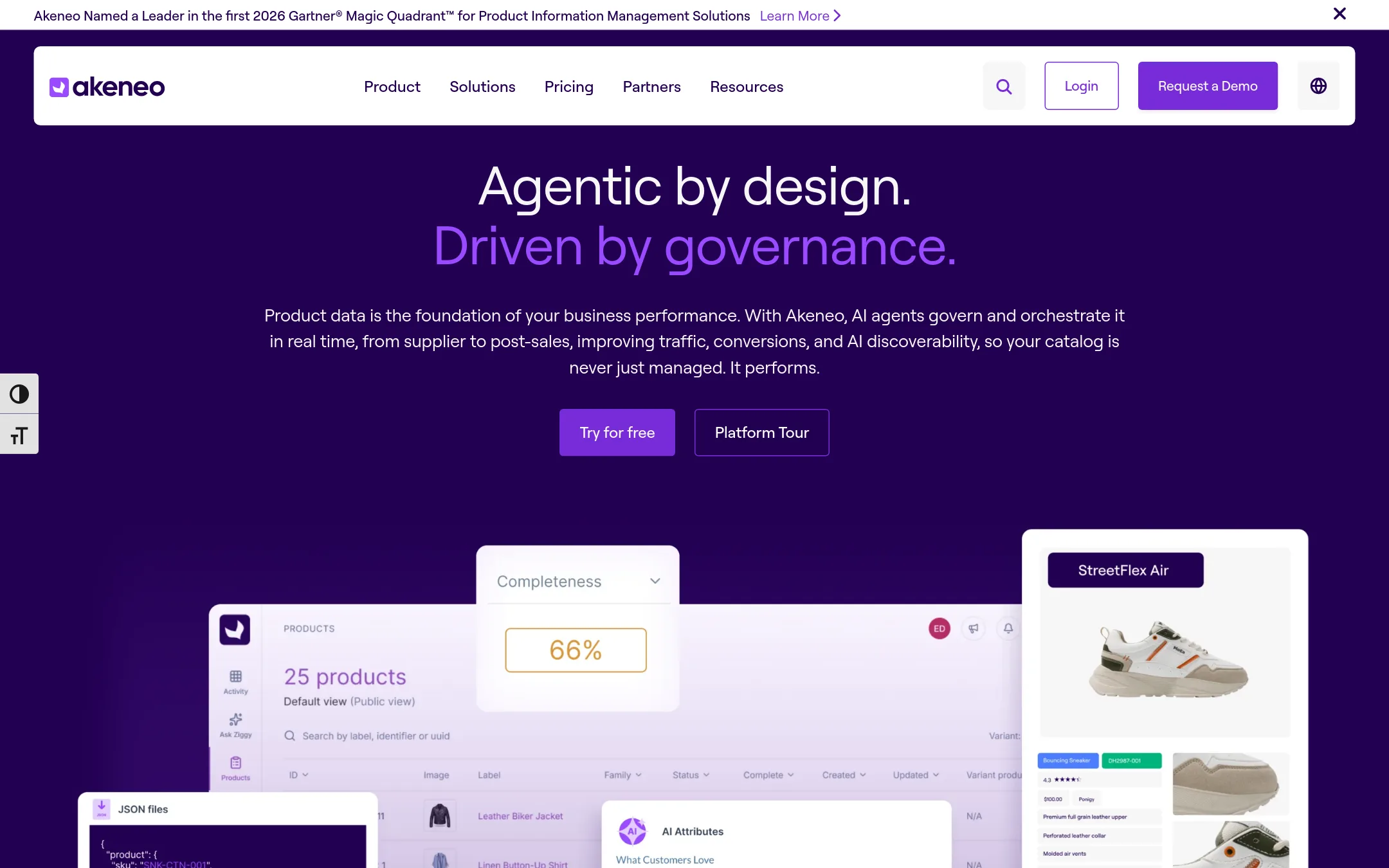 Akeneo homepage