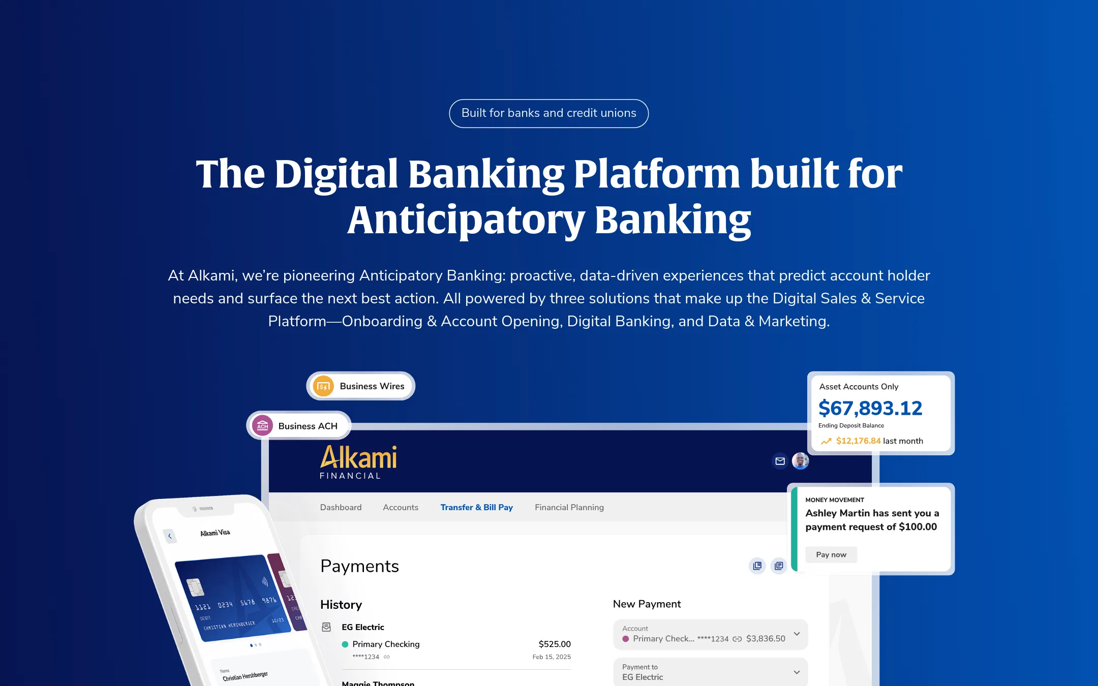 Alkami homepage