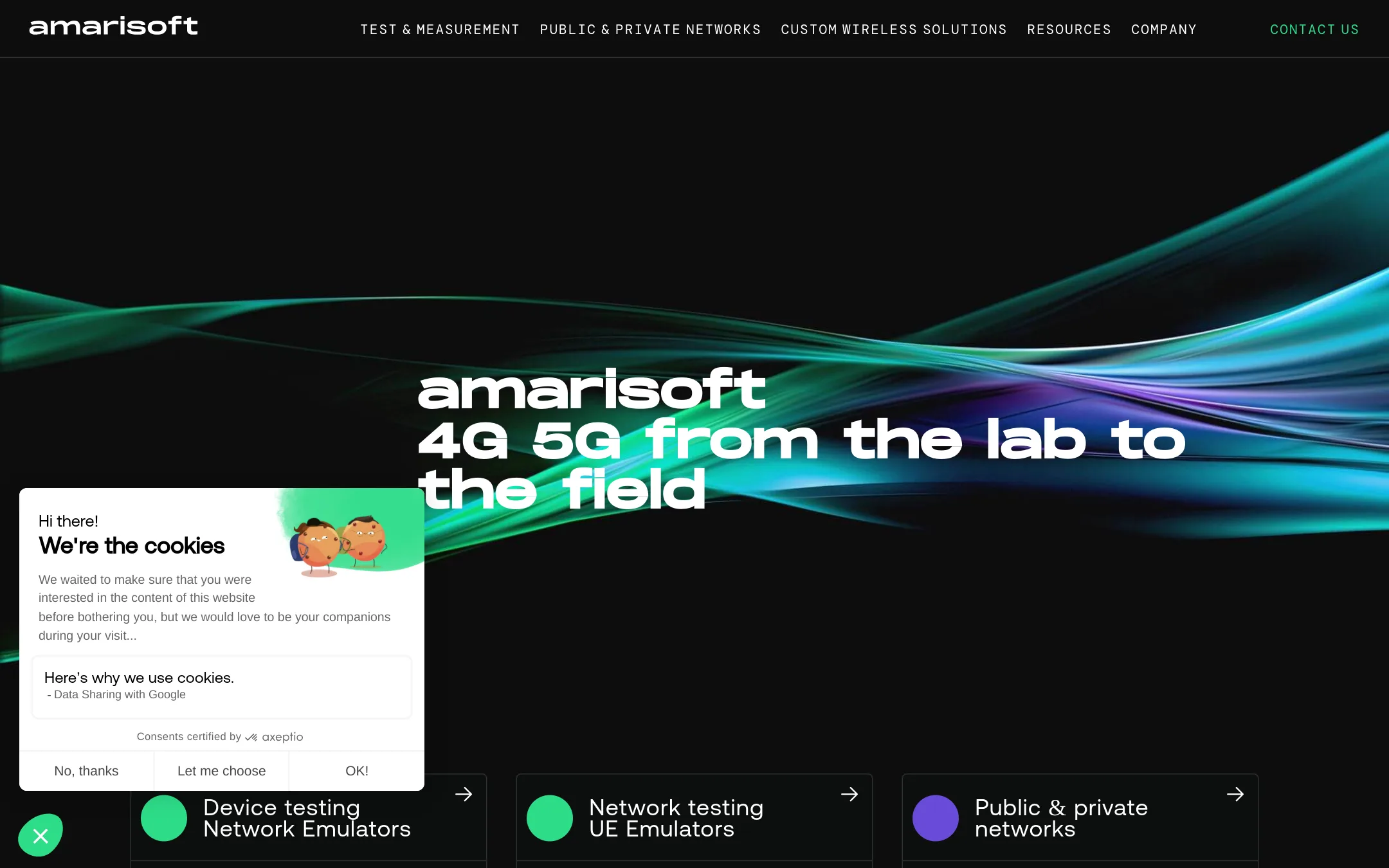Amarisoft homepage