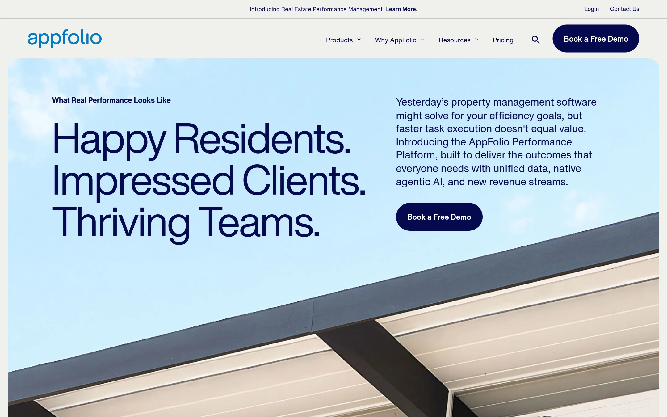 AppFolio homepage