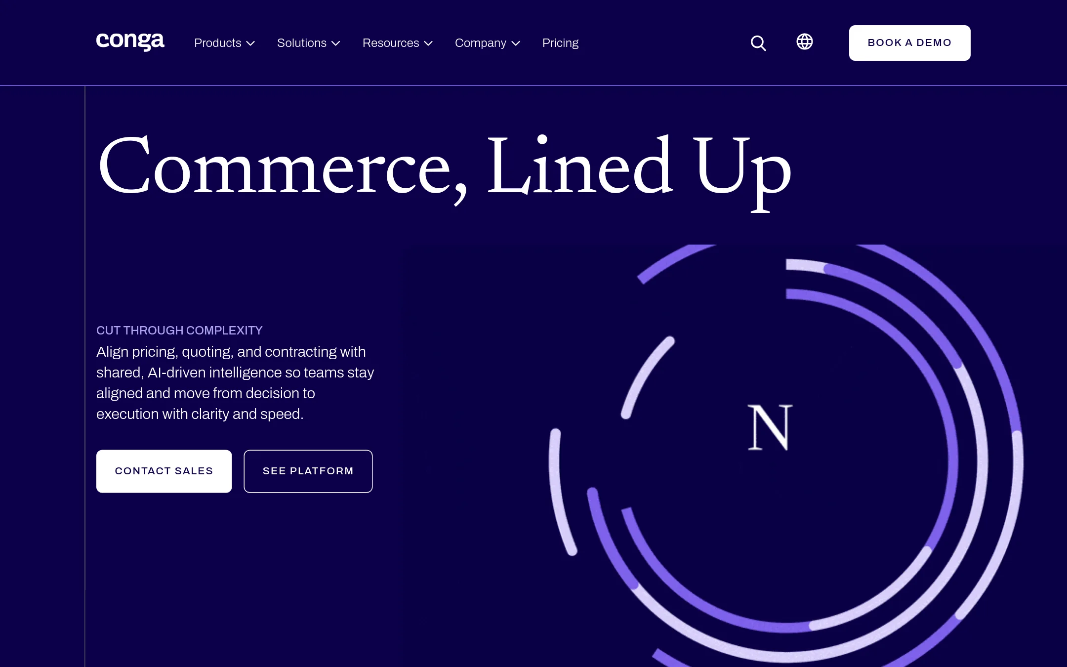 Apttus homepage