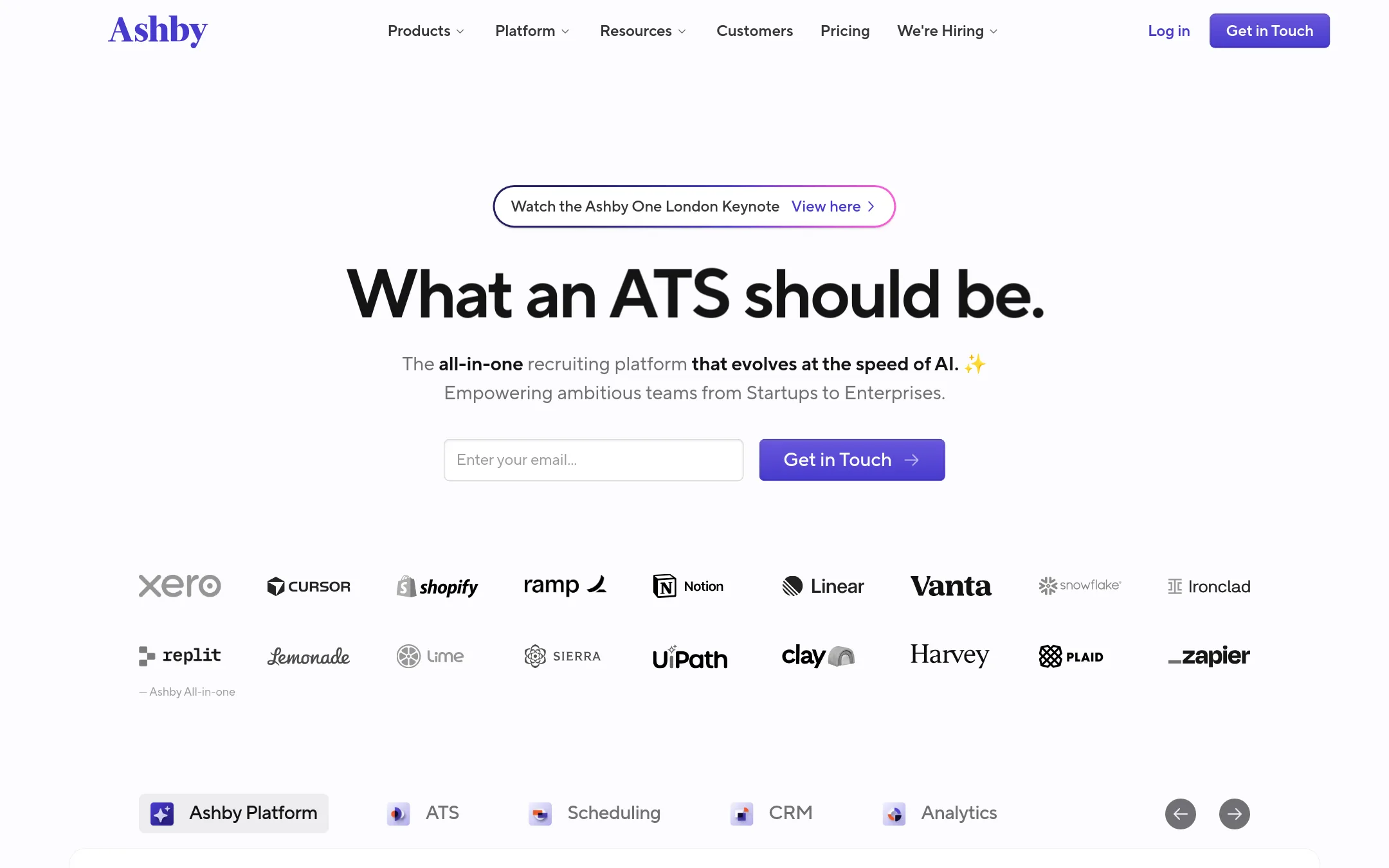 Ashby homepage