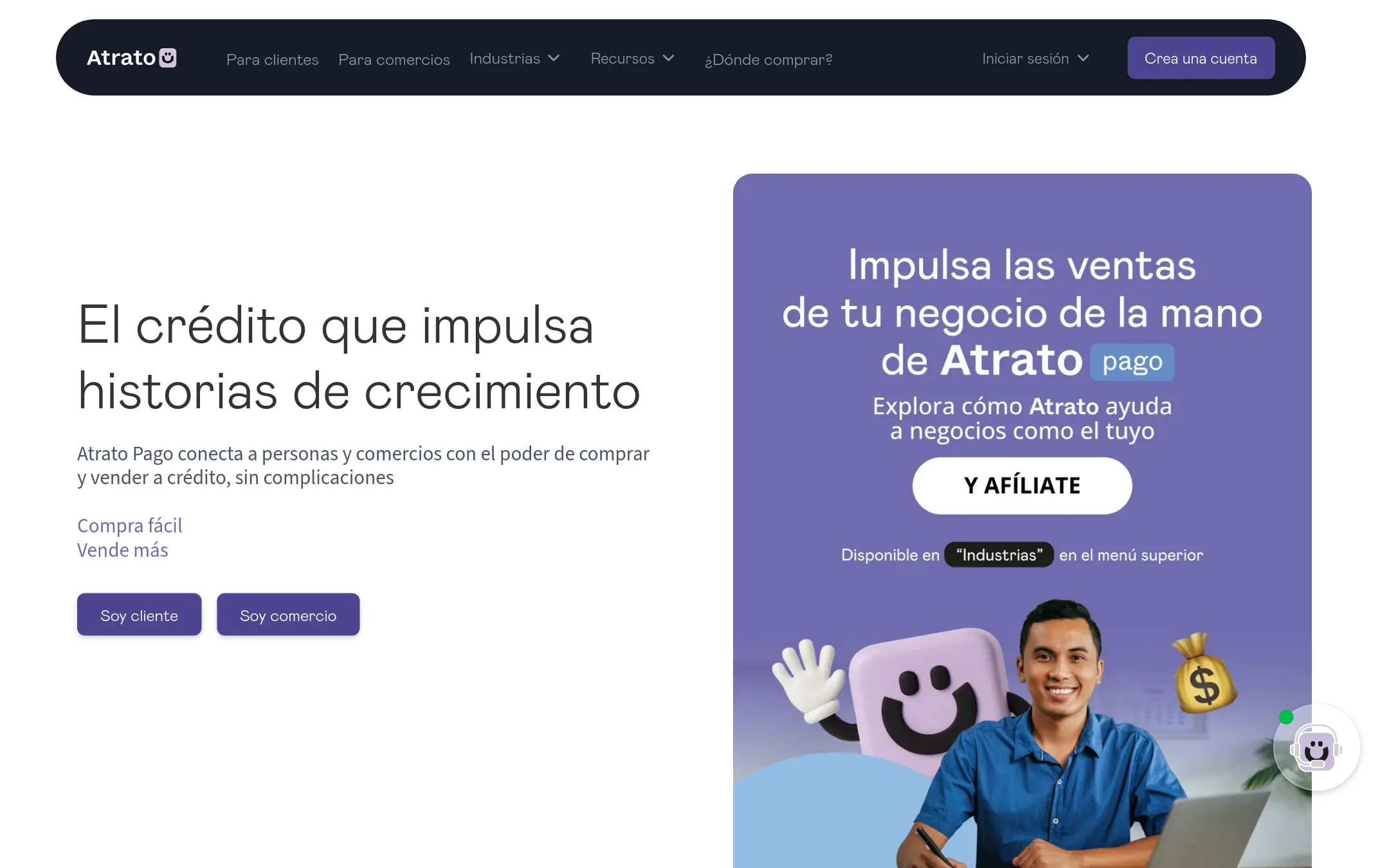 Atrato homepage