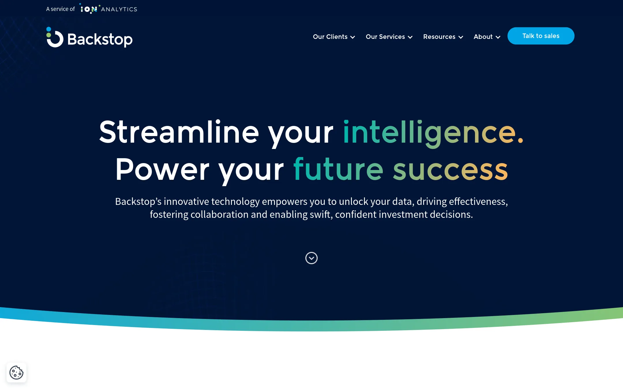 Backstop Solutions homepage