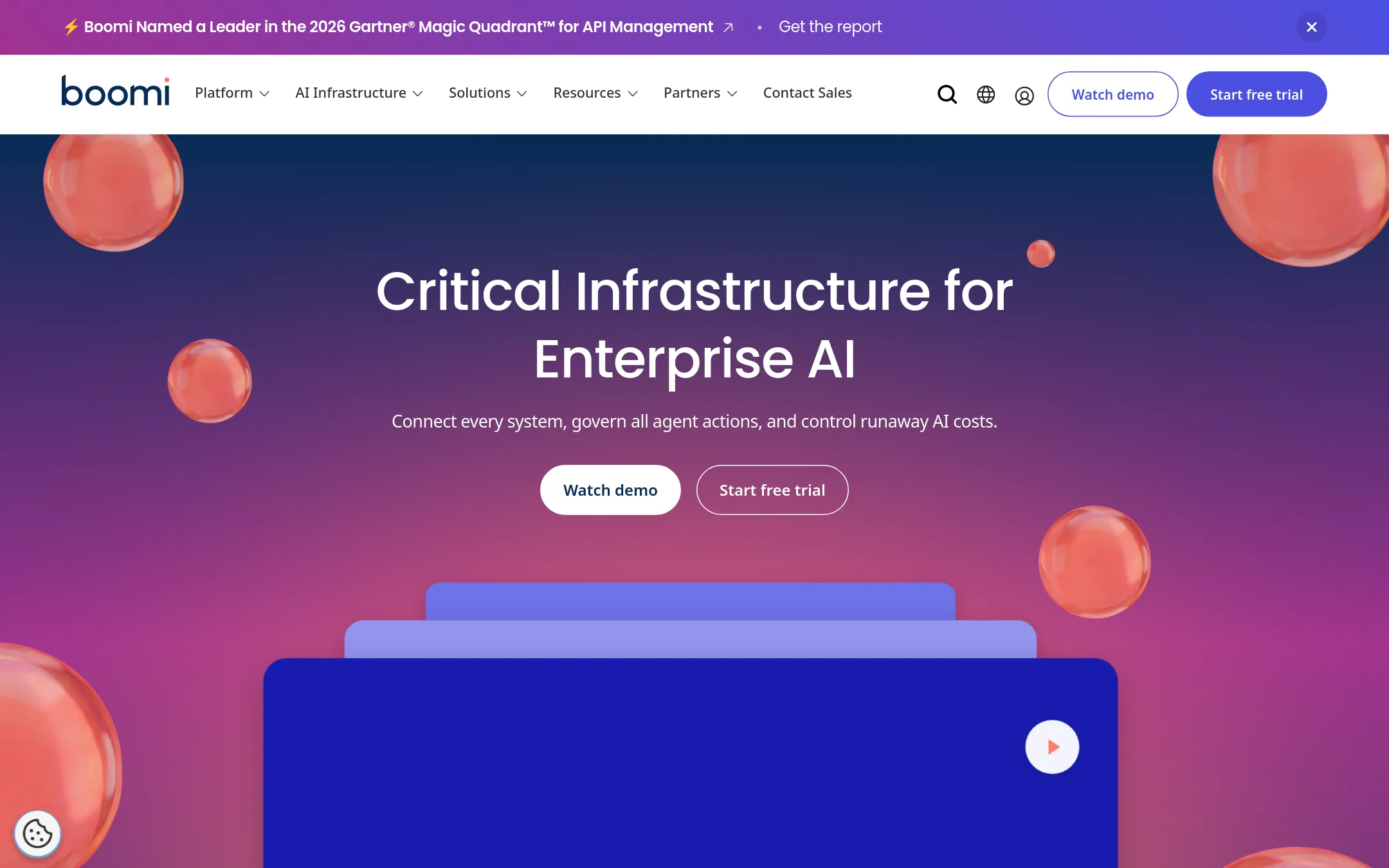 Boomi homepage