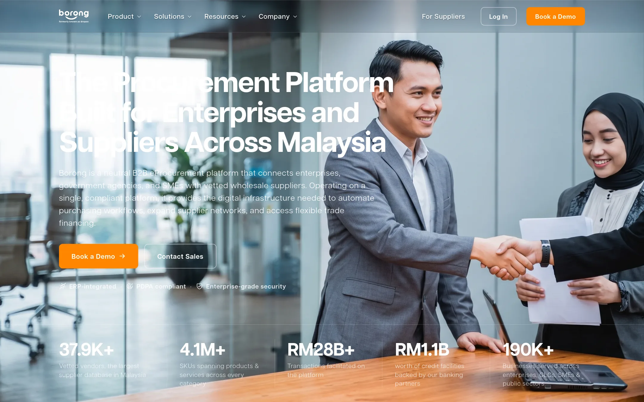 borong homepage