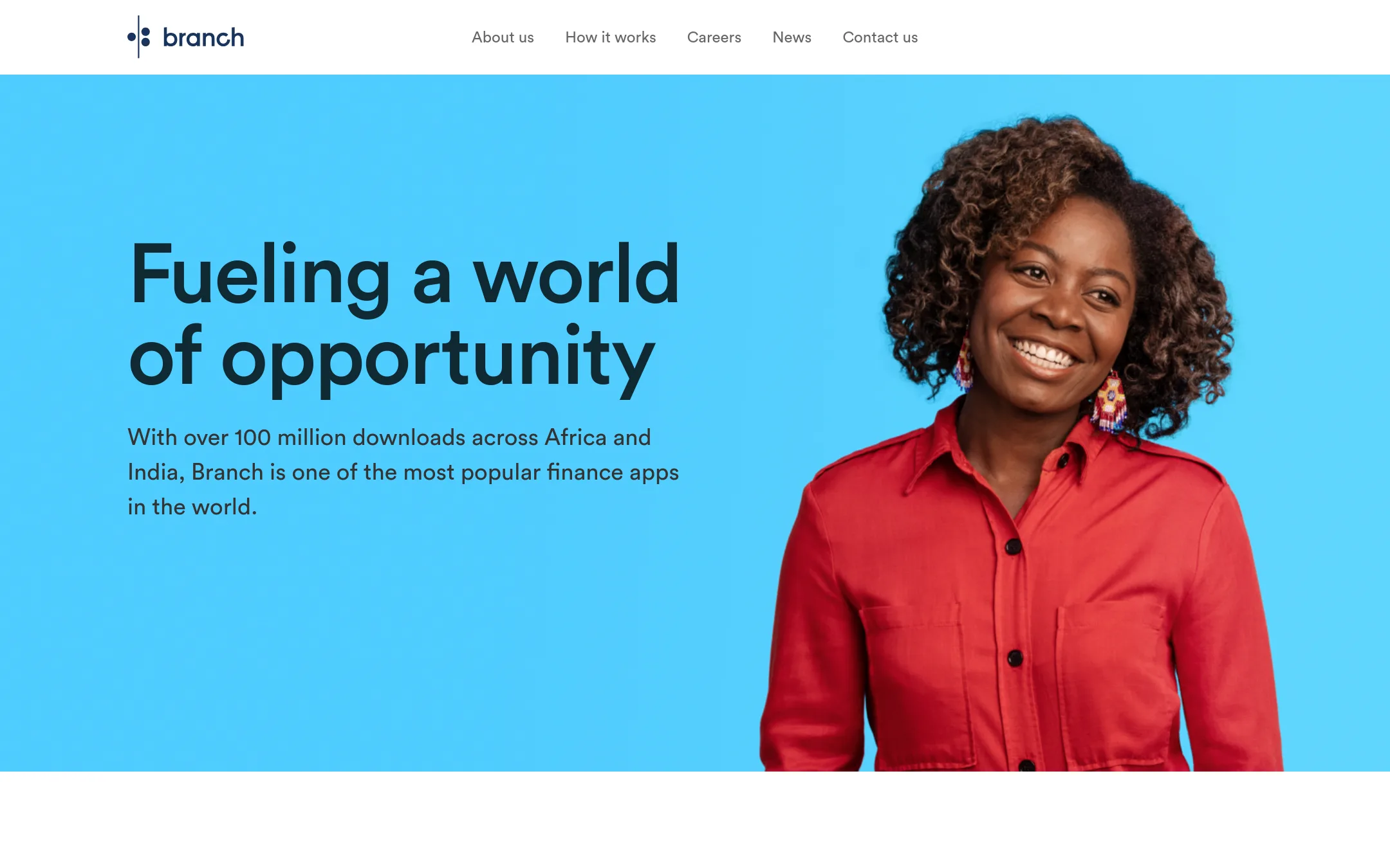 Branch homepage