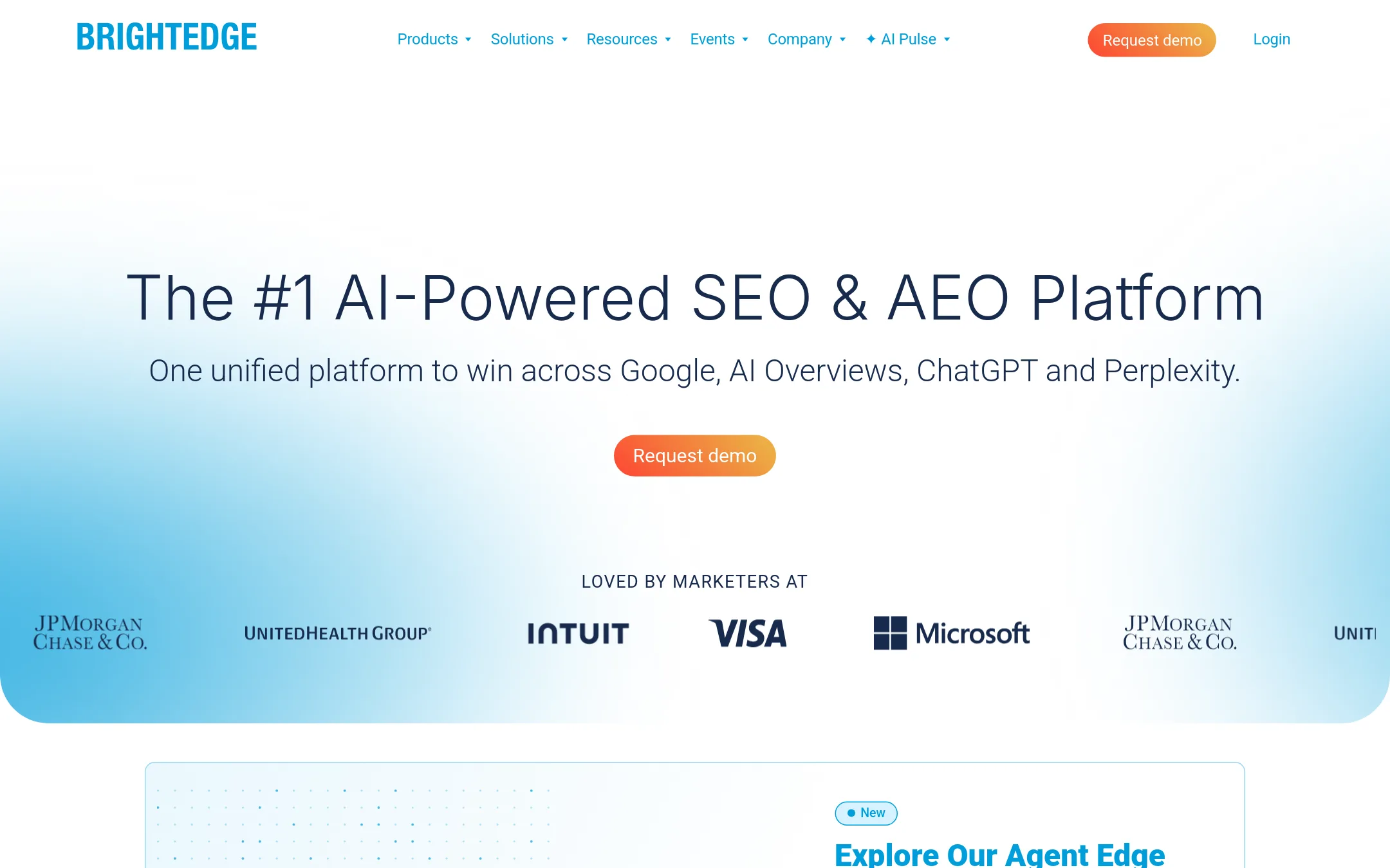 BrightEdge homepage