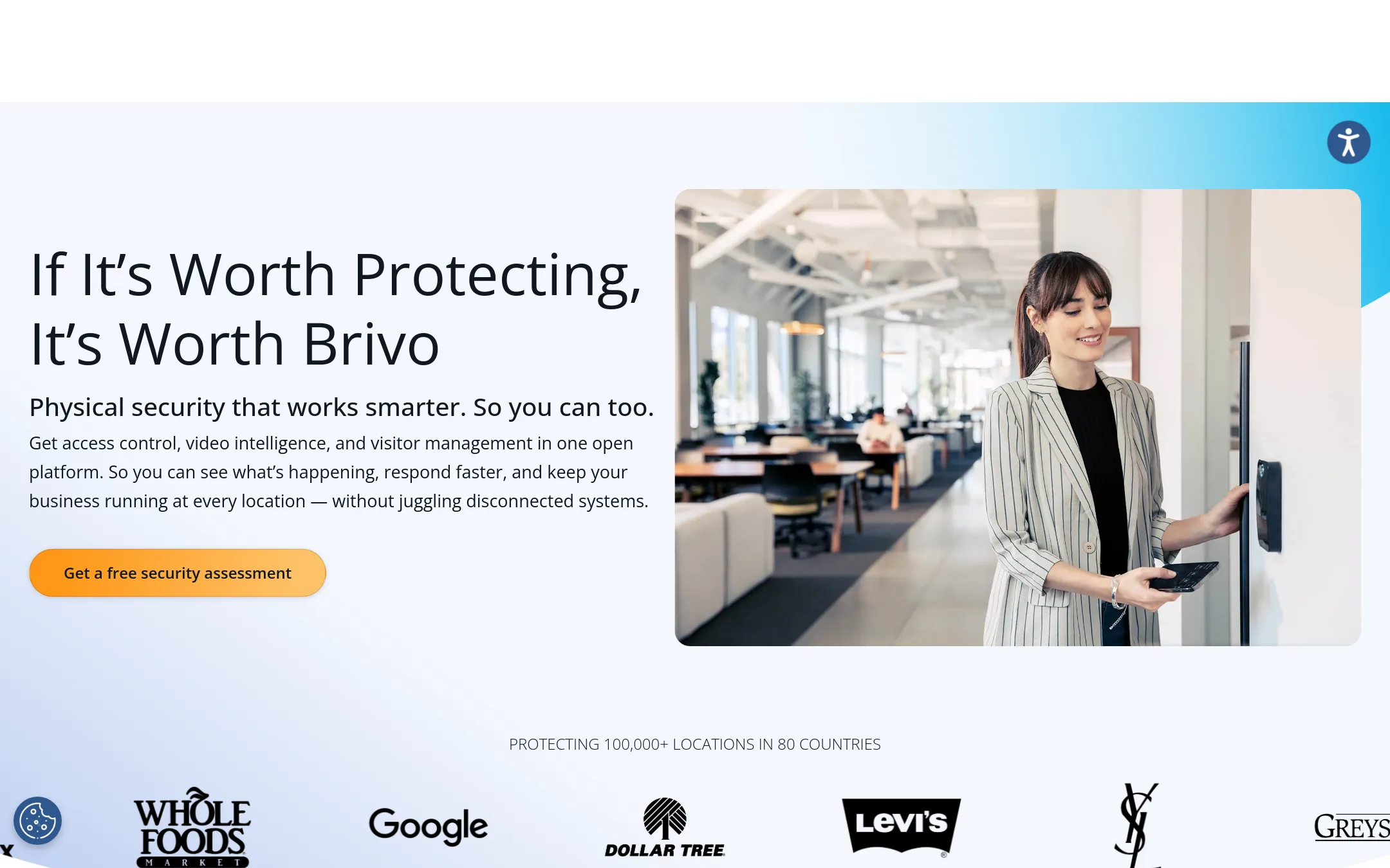Brivo homepage