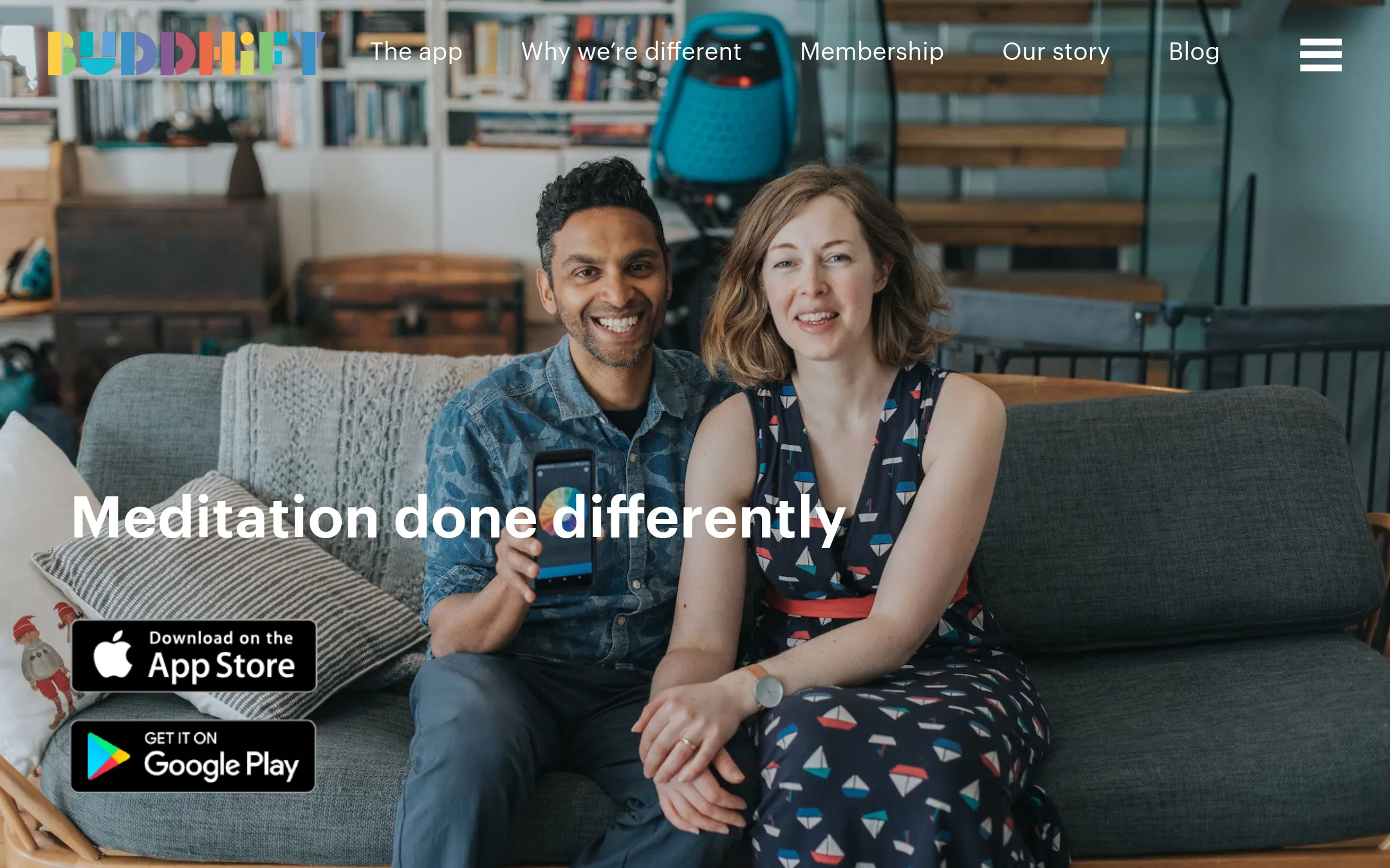 Buddhify homepage