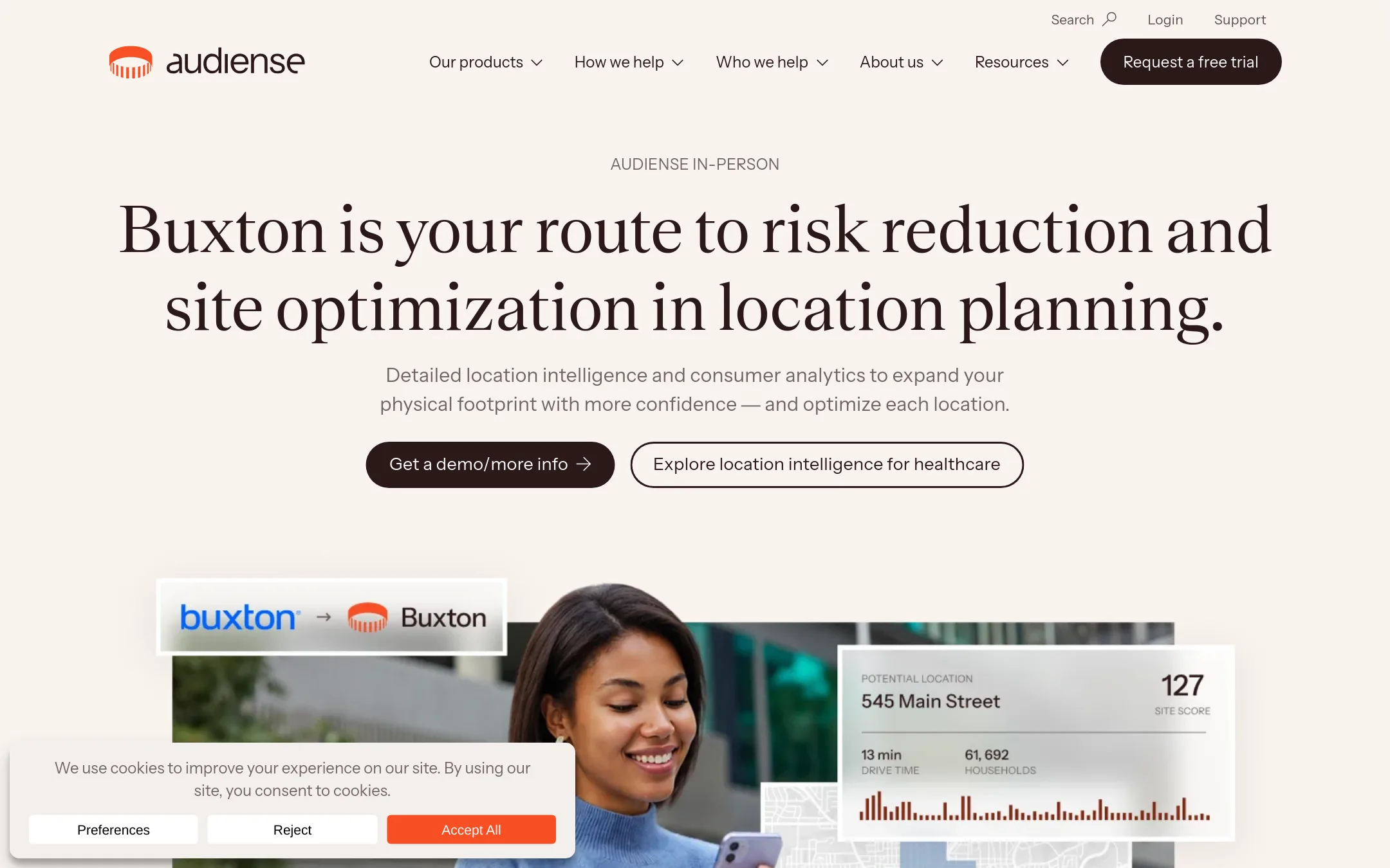 Buxton homepage