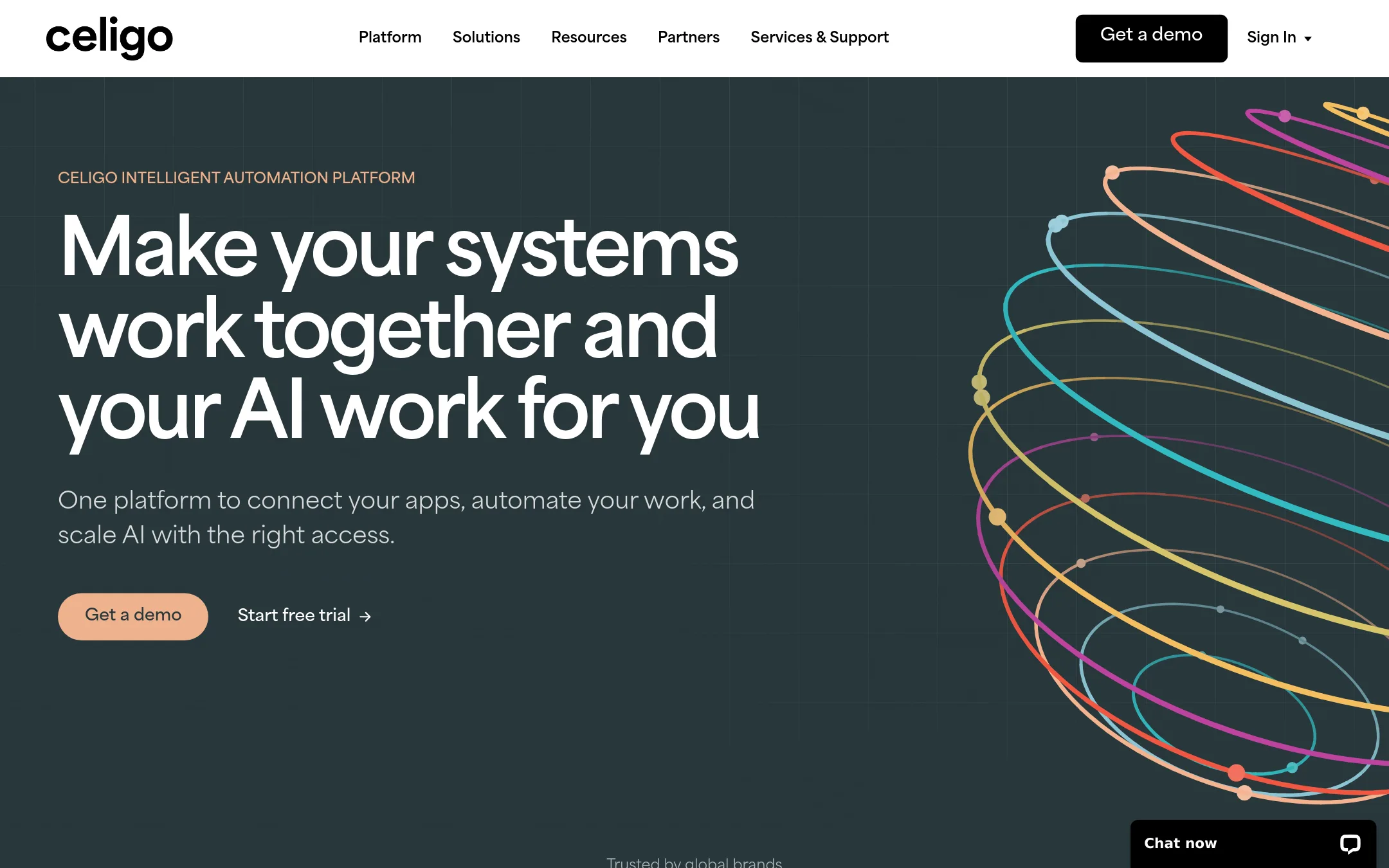 Celigo homepage