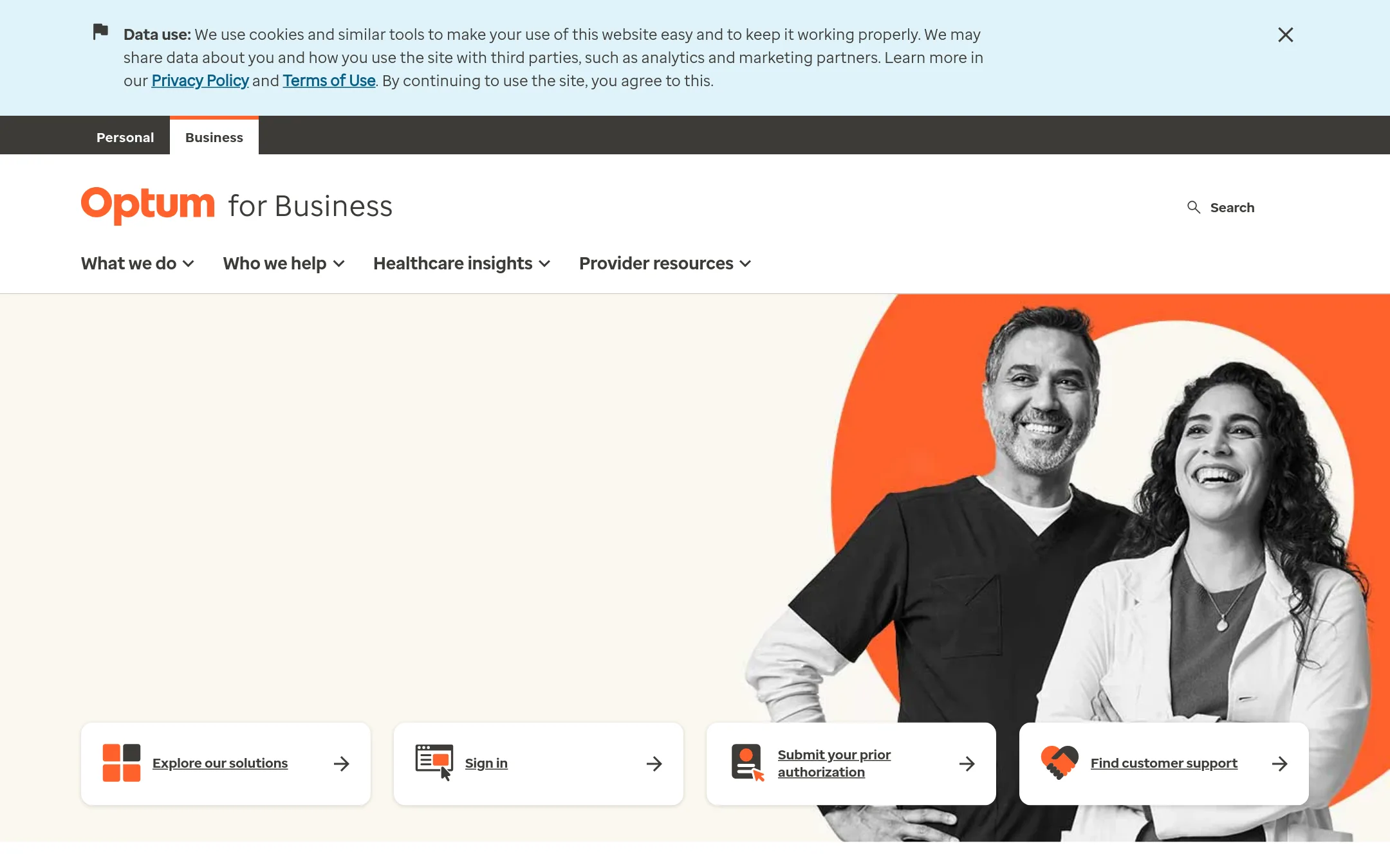 Change Healthcare homepage