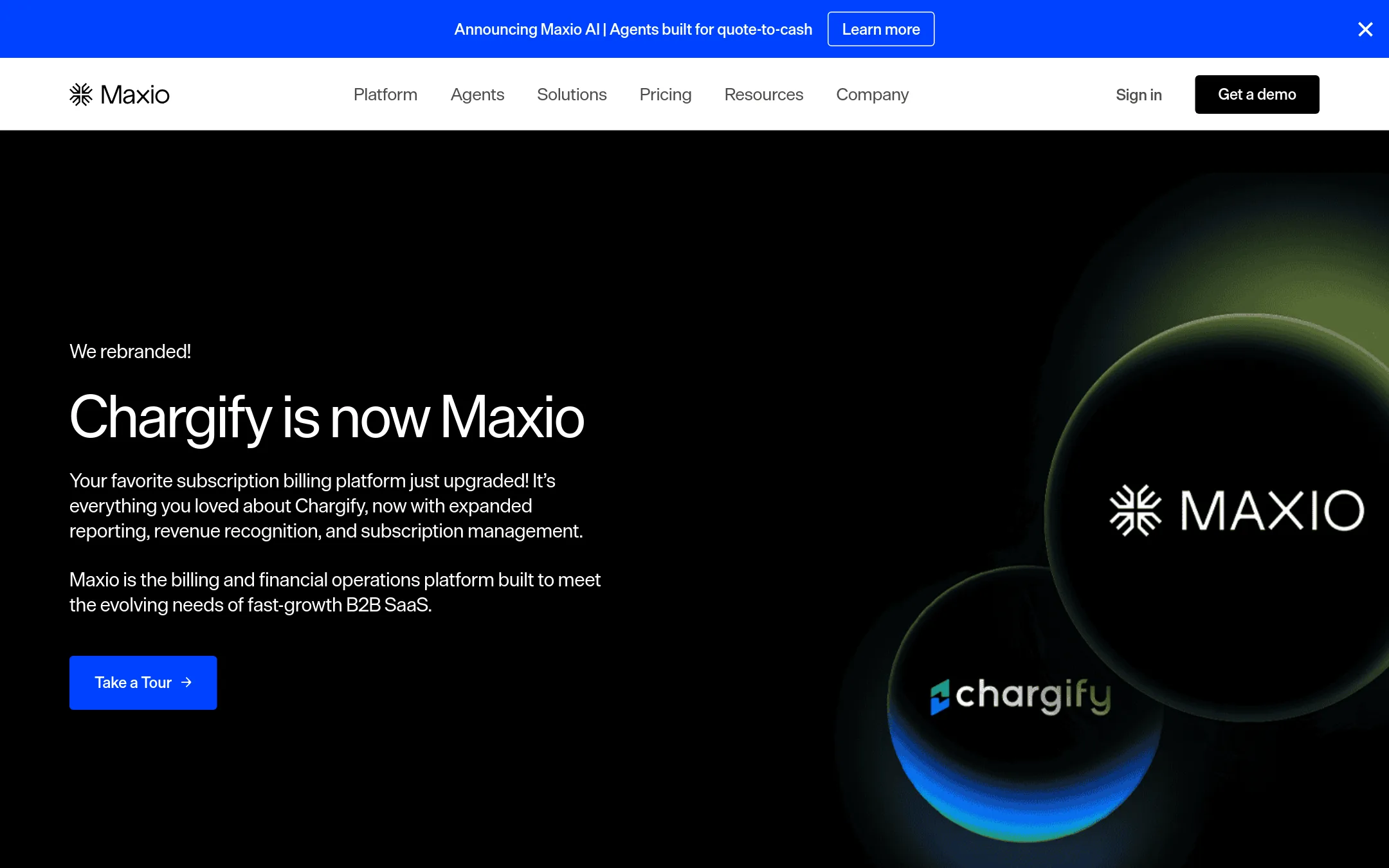 Chargify homepage