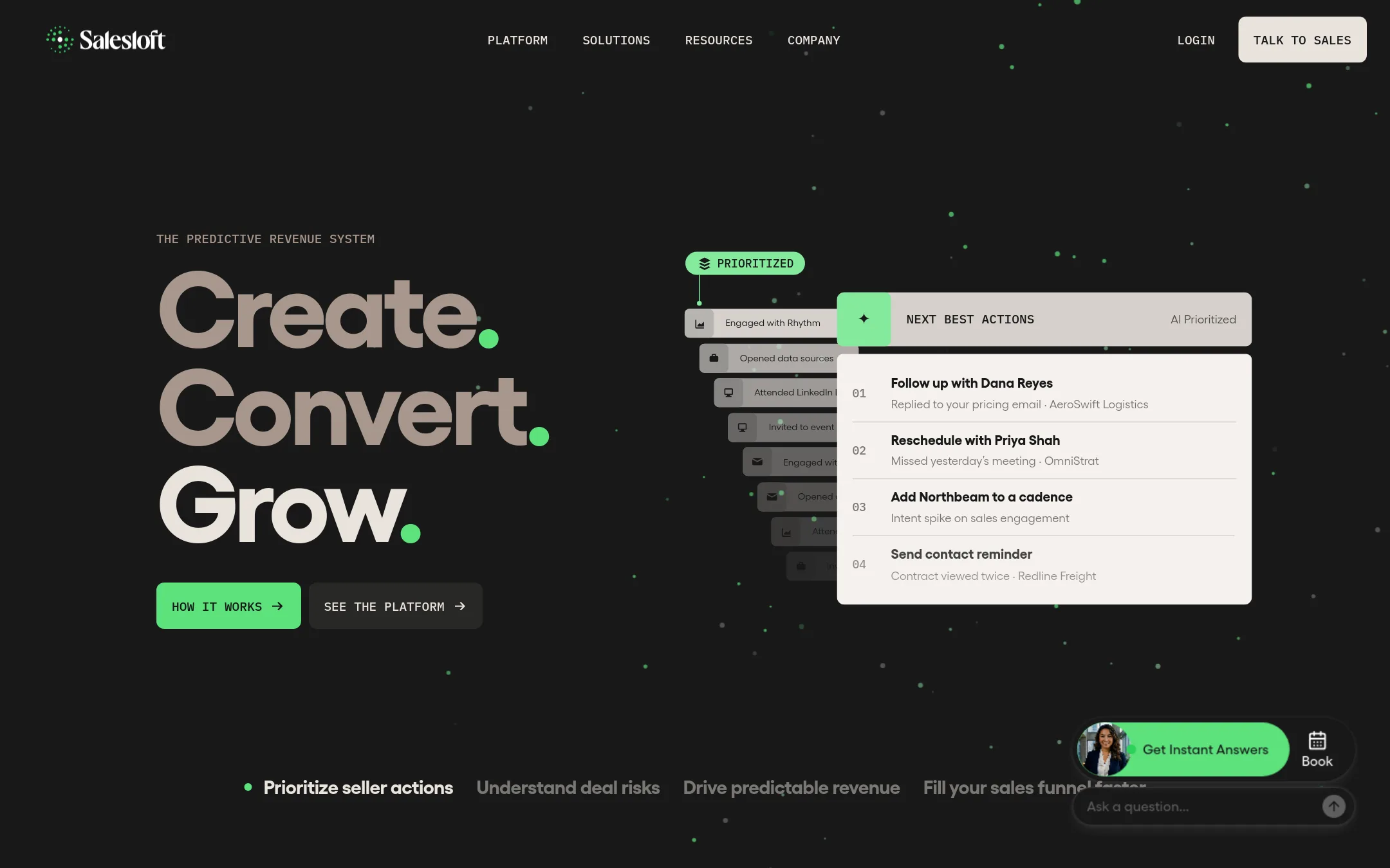 Clari homepage