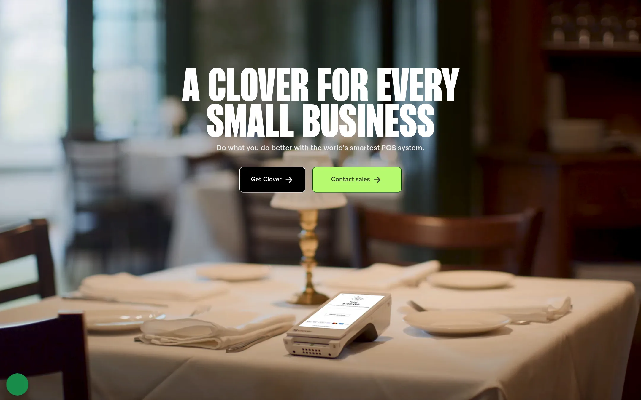 Clover homepage