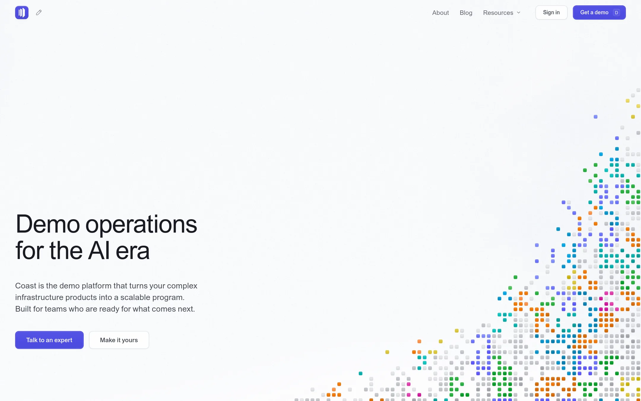 Coast homepage