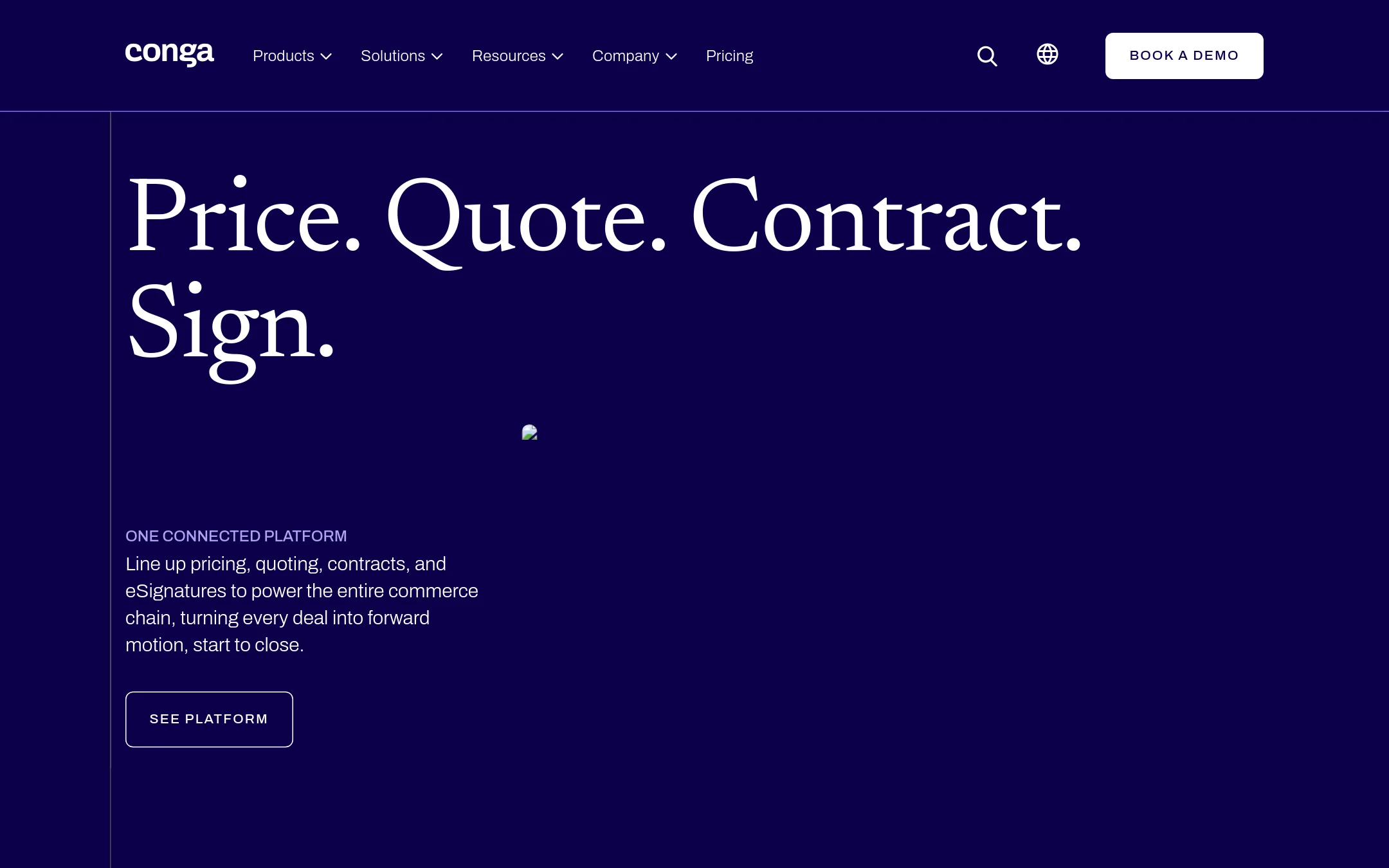 Conga homepage