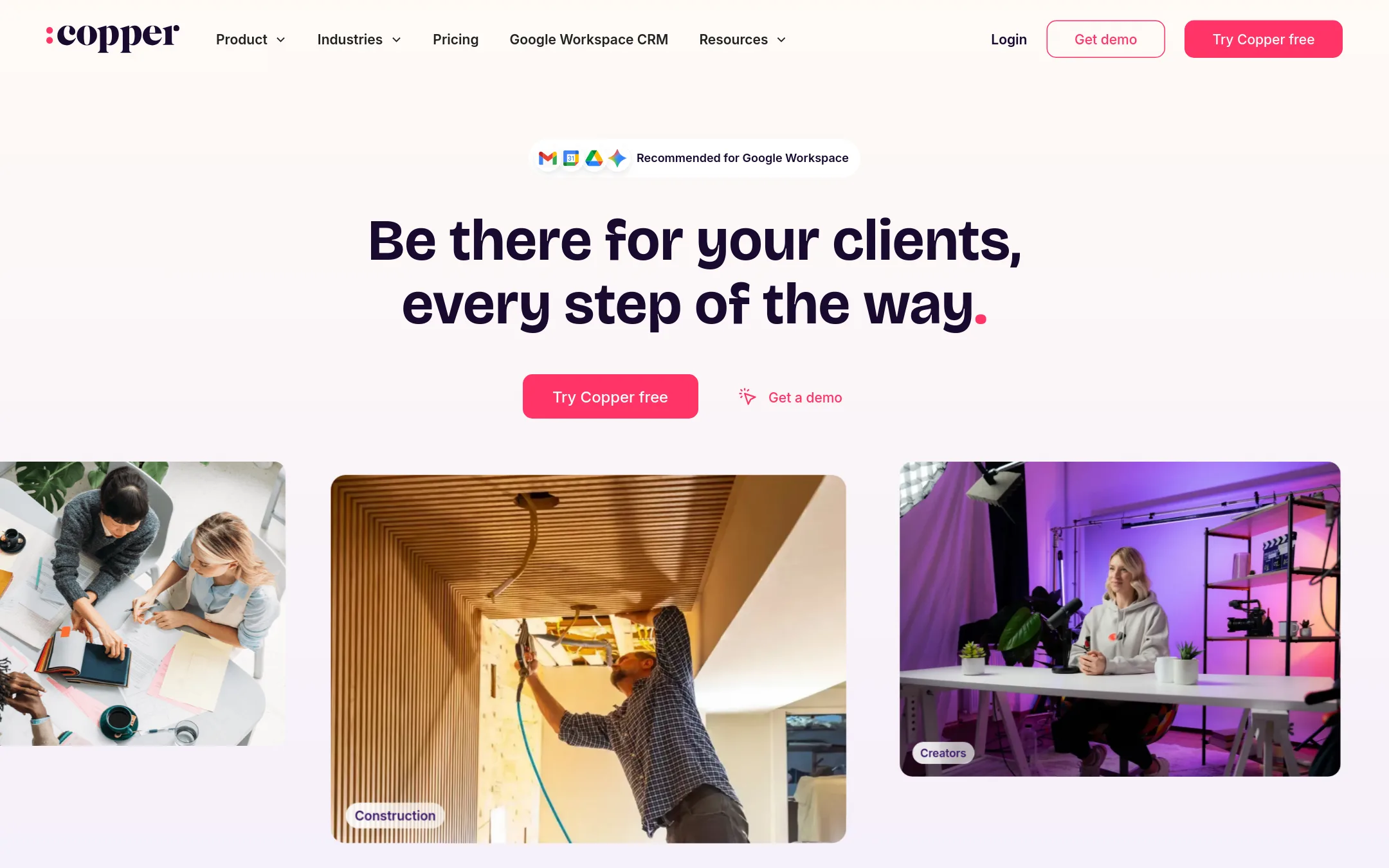 Copper homepage
