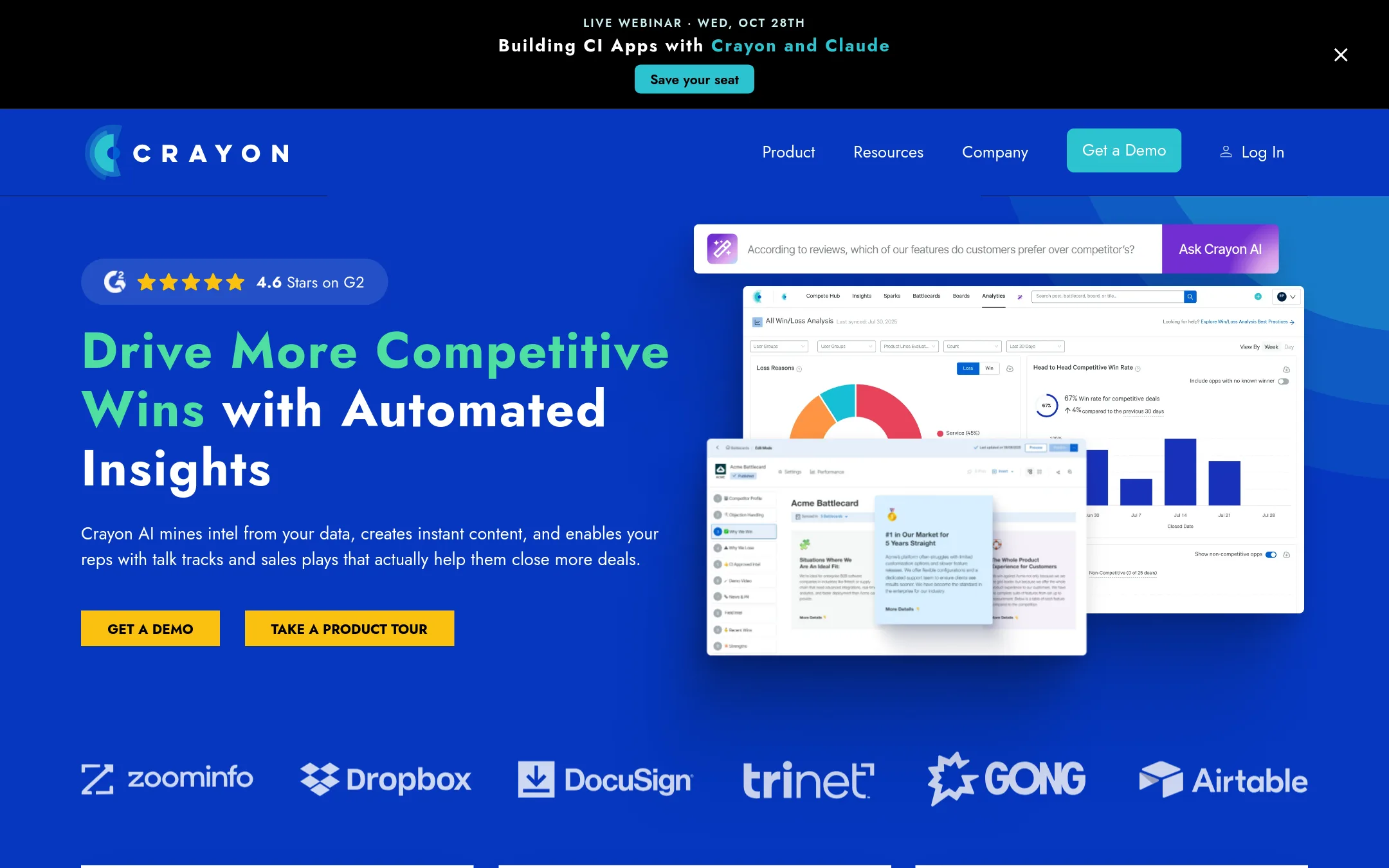 Crayon homepage