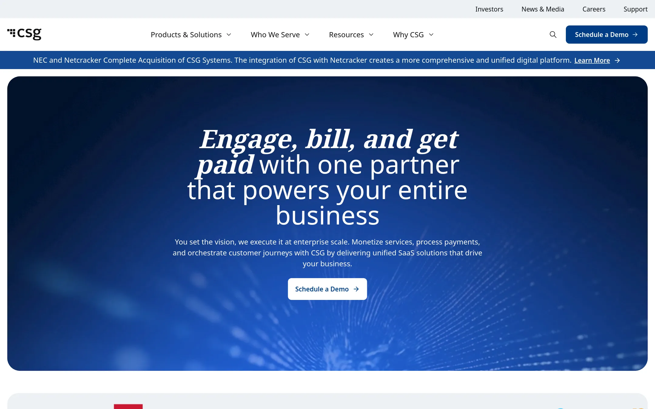 CSG homepage