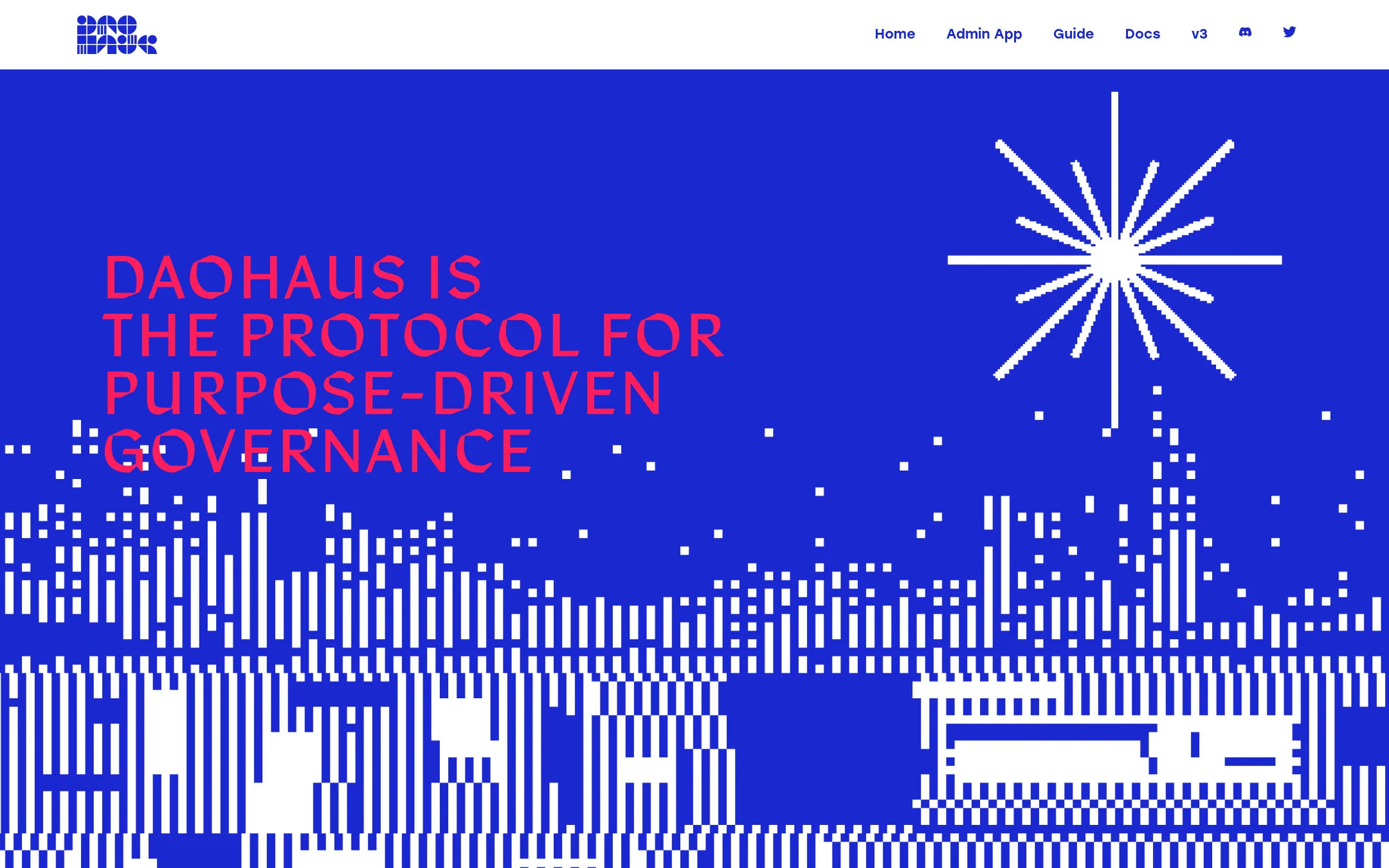 DAOhaus homepage