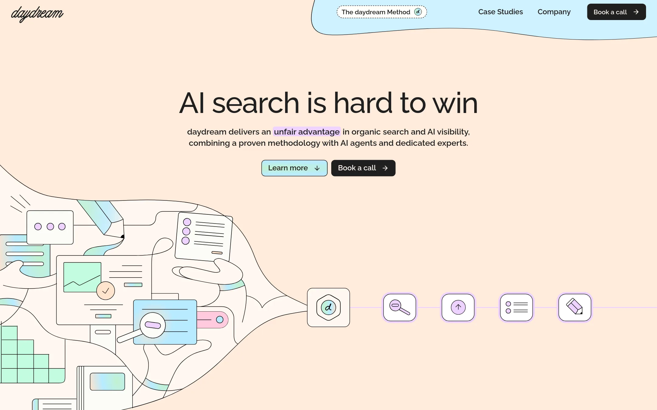 Daydream homepage