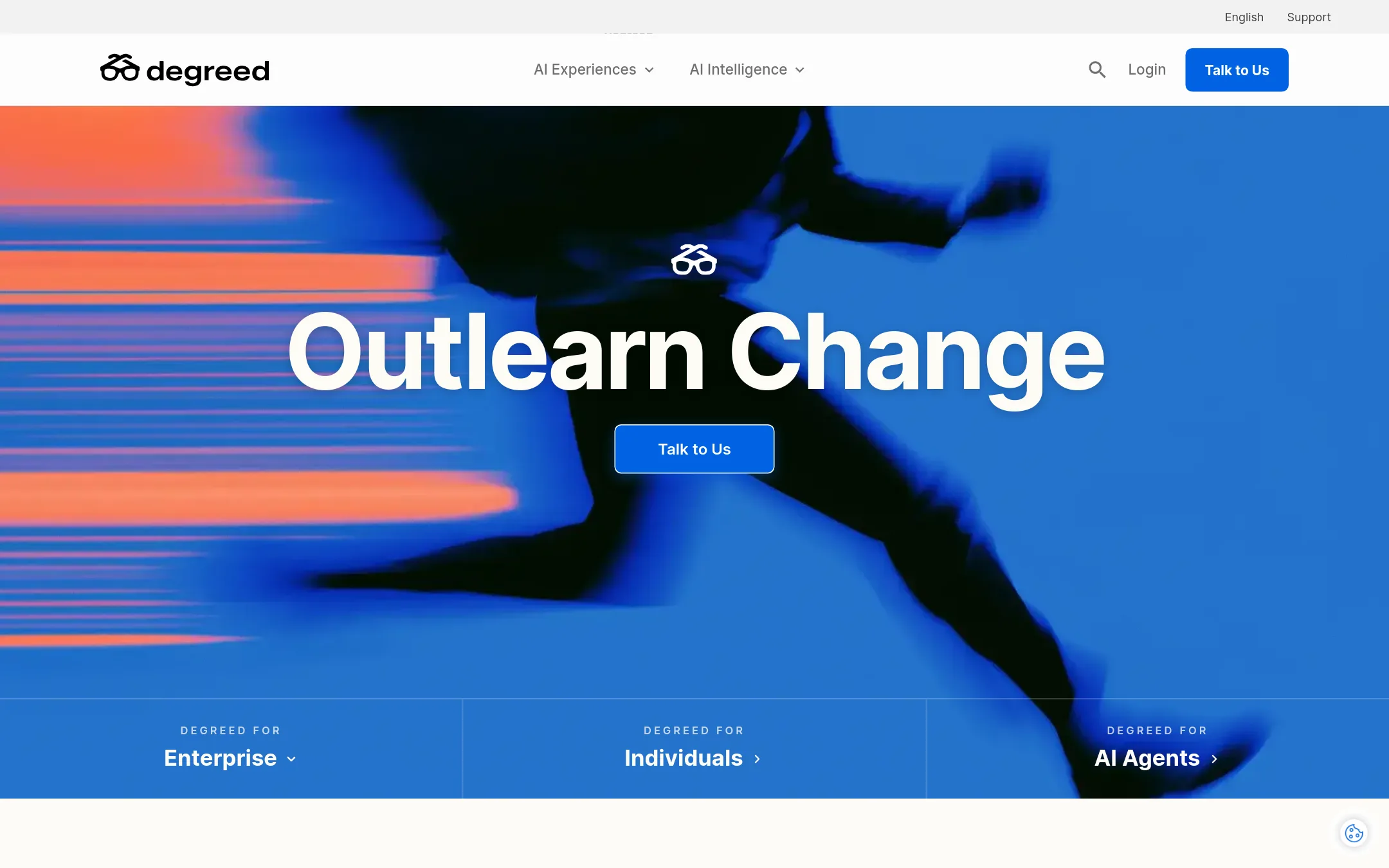 Degreed homepage