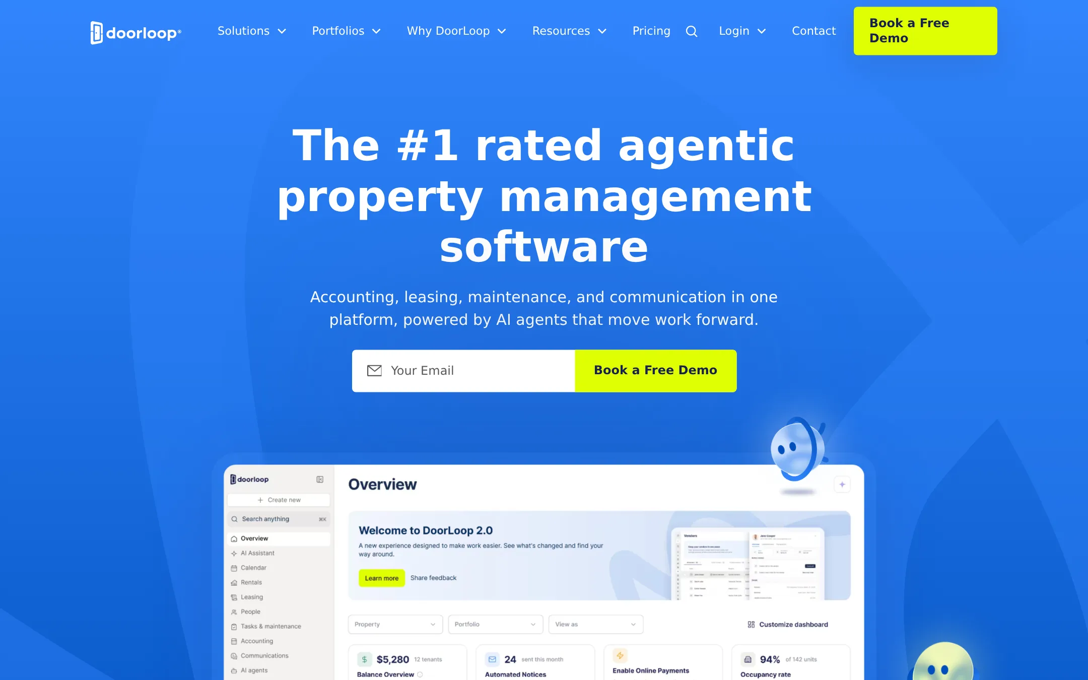 DoorLoop homepage