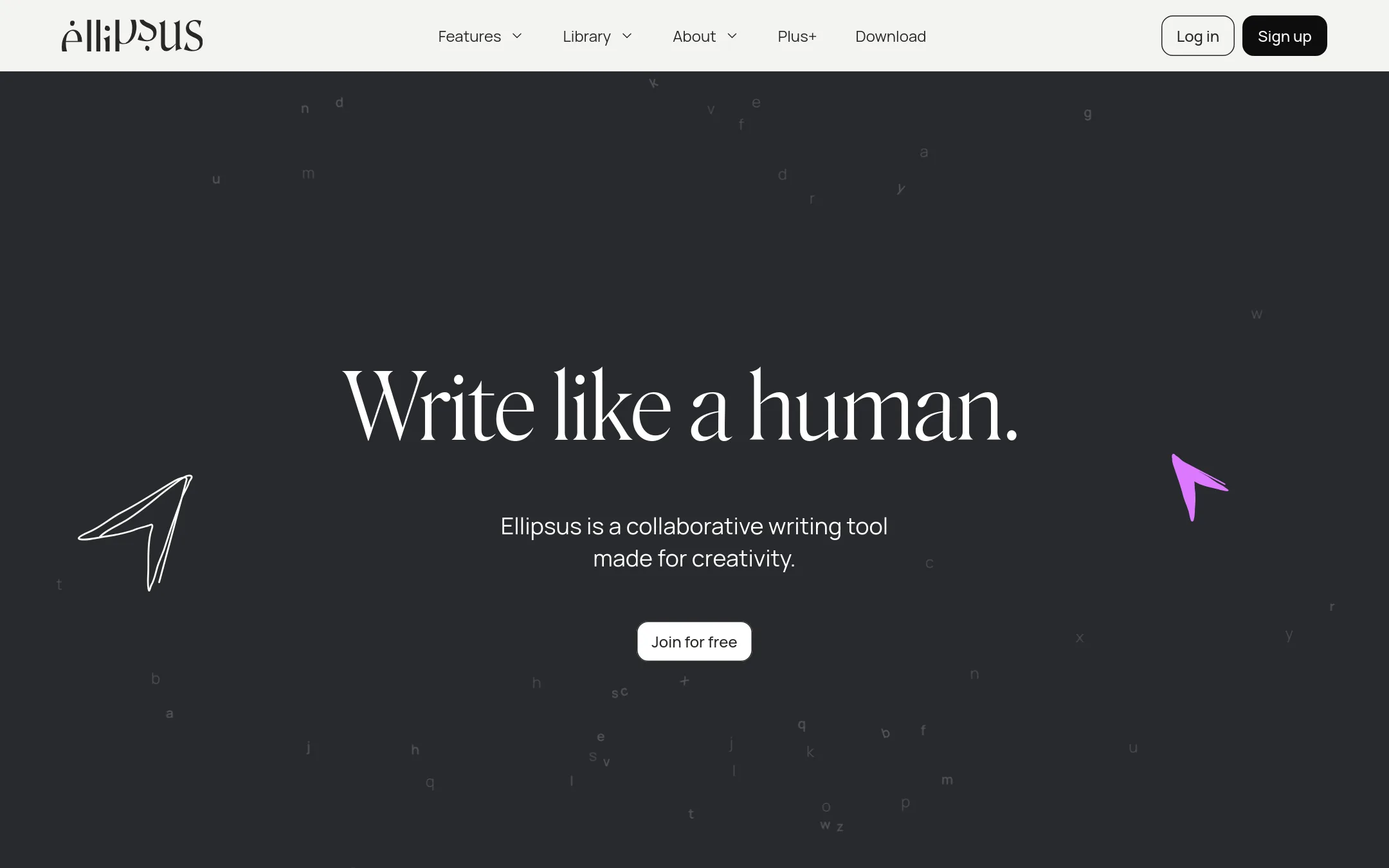 Ellipsus homepage