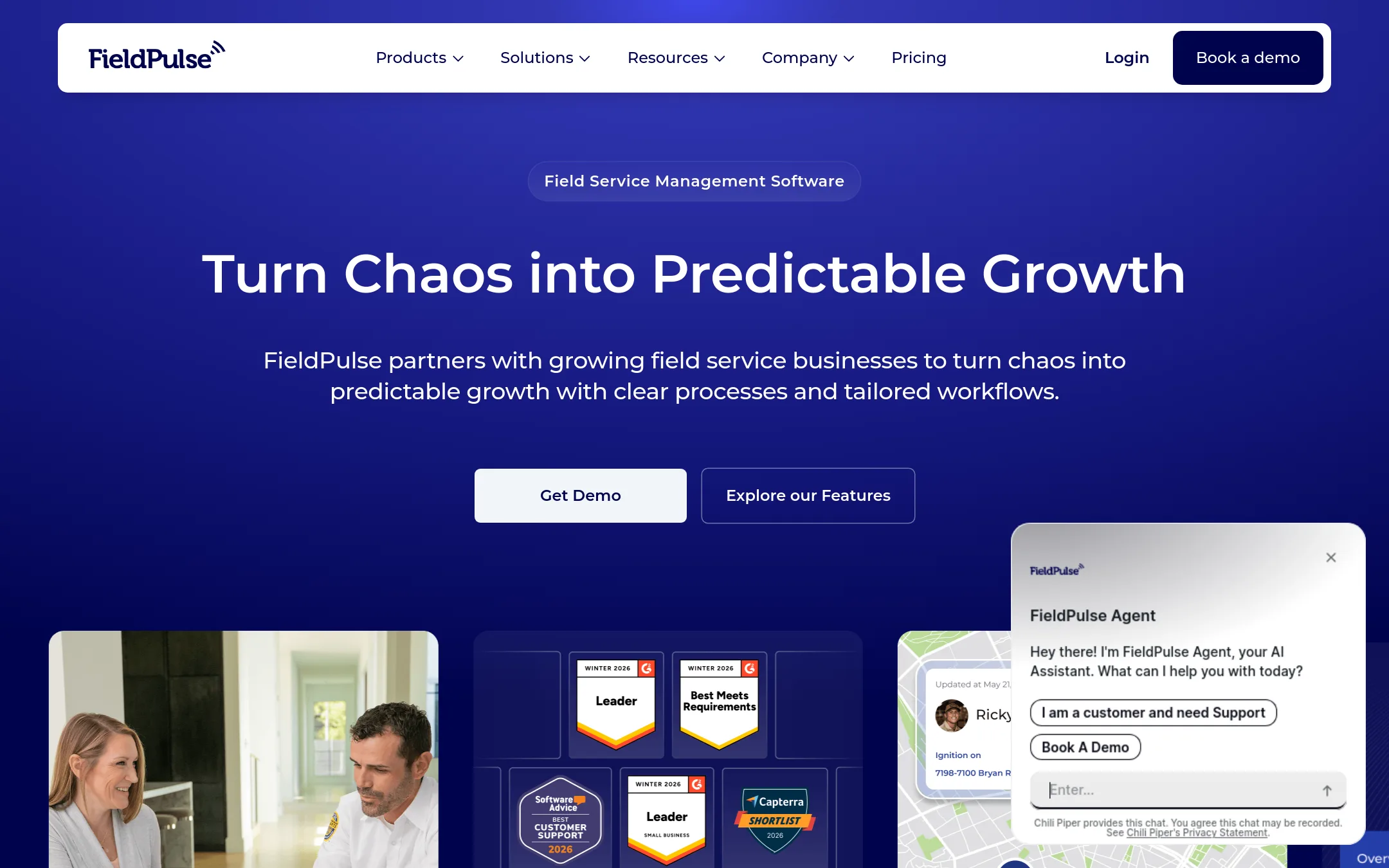 FieldPulse homepage