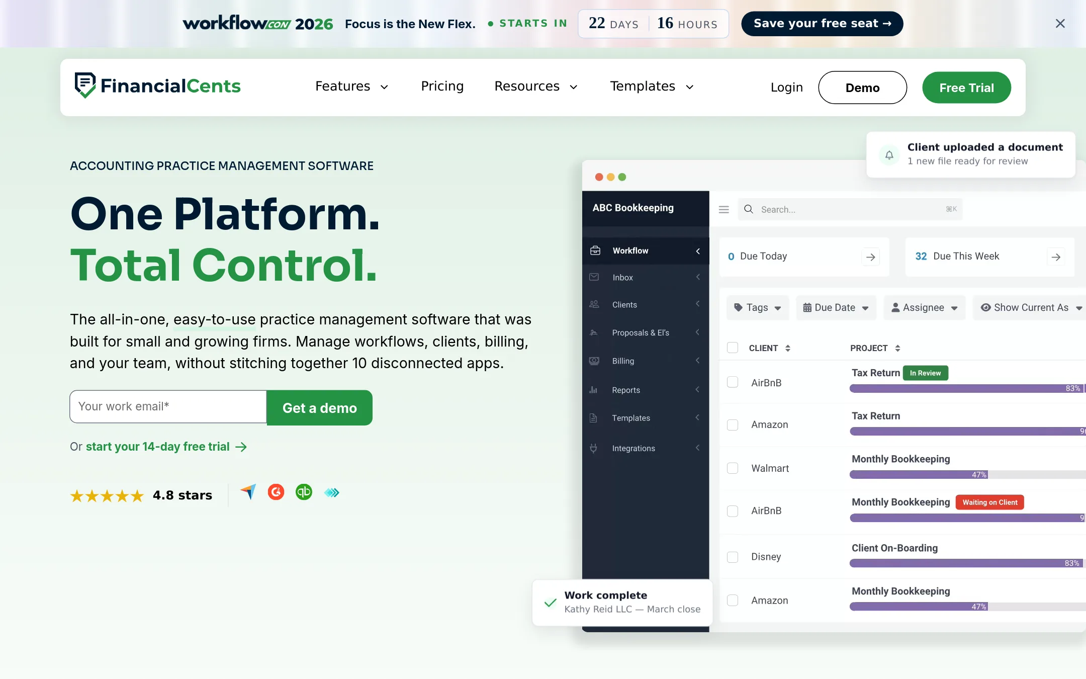 Financial Cents homepage