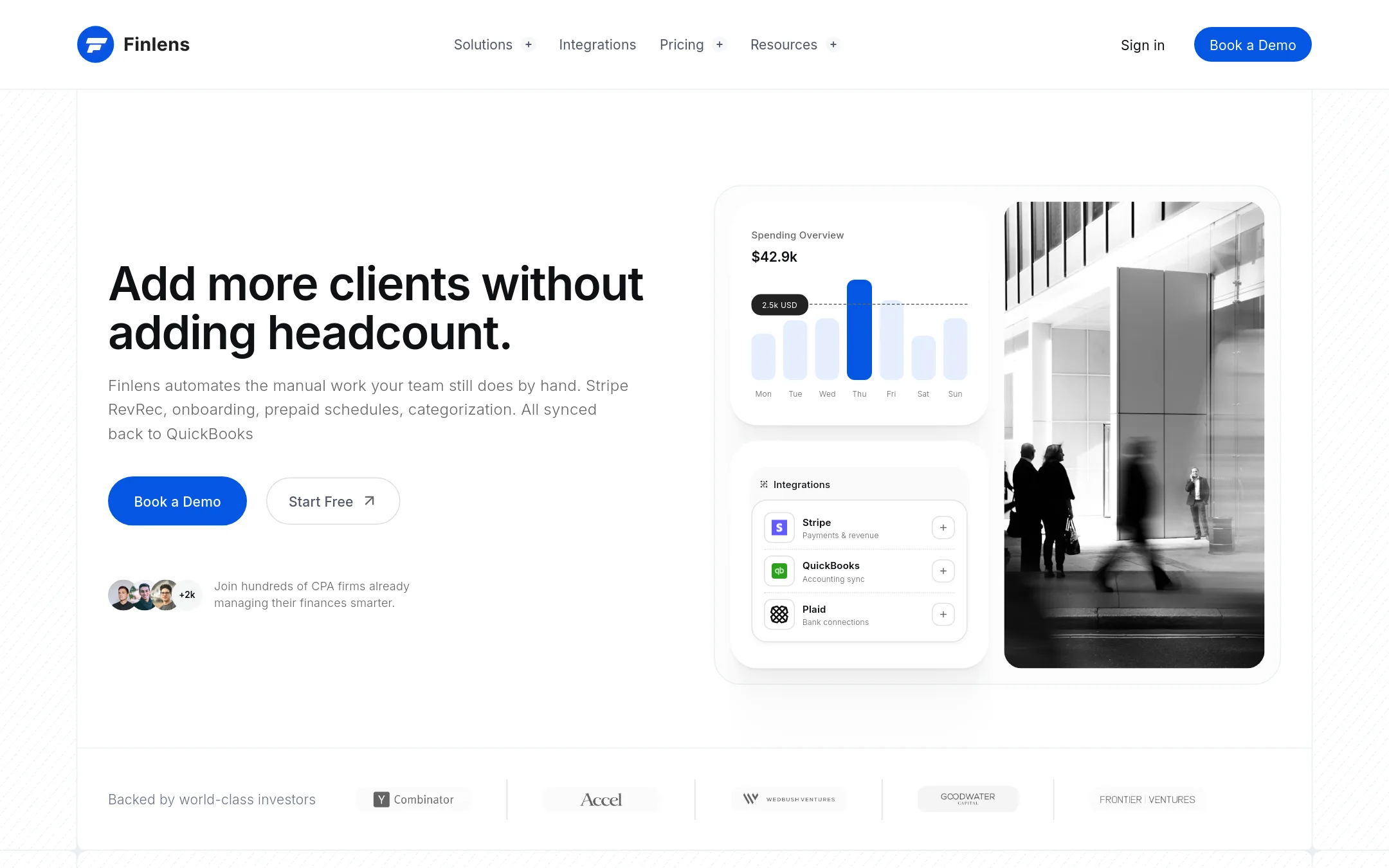 Finlens homepage