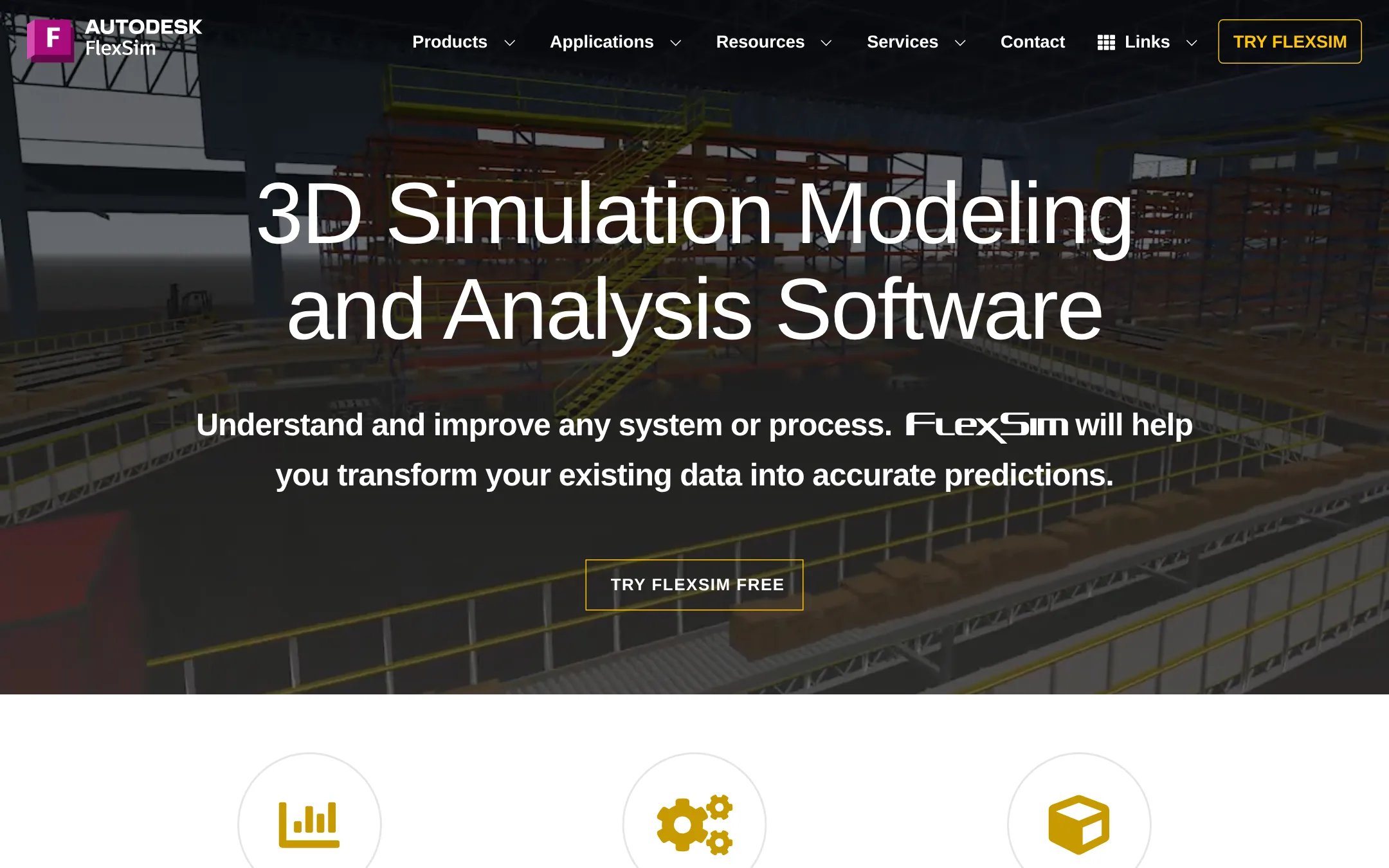 FlexSim homepage