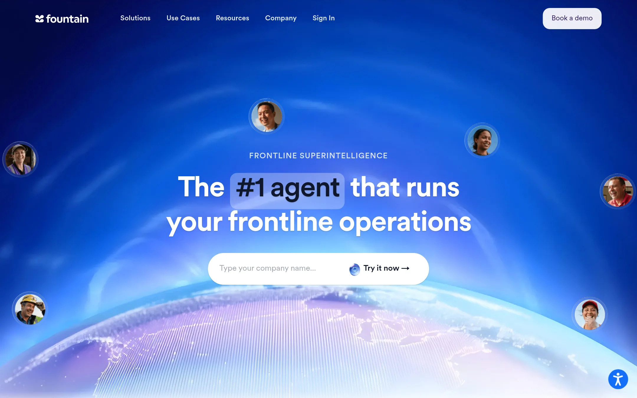 Fountain homepage