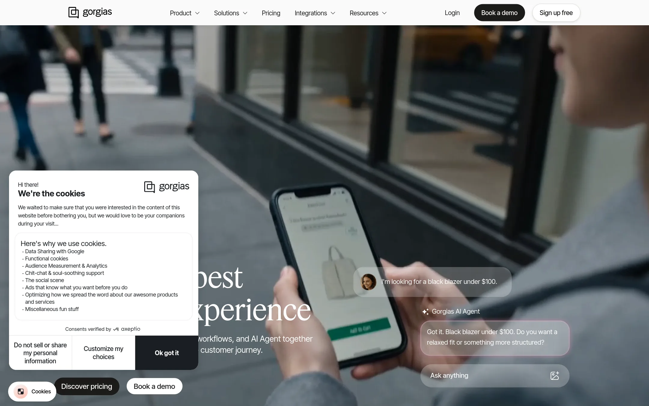 Gorgias homepage