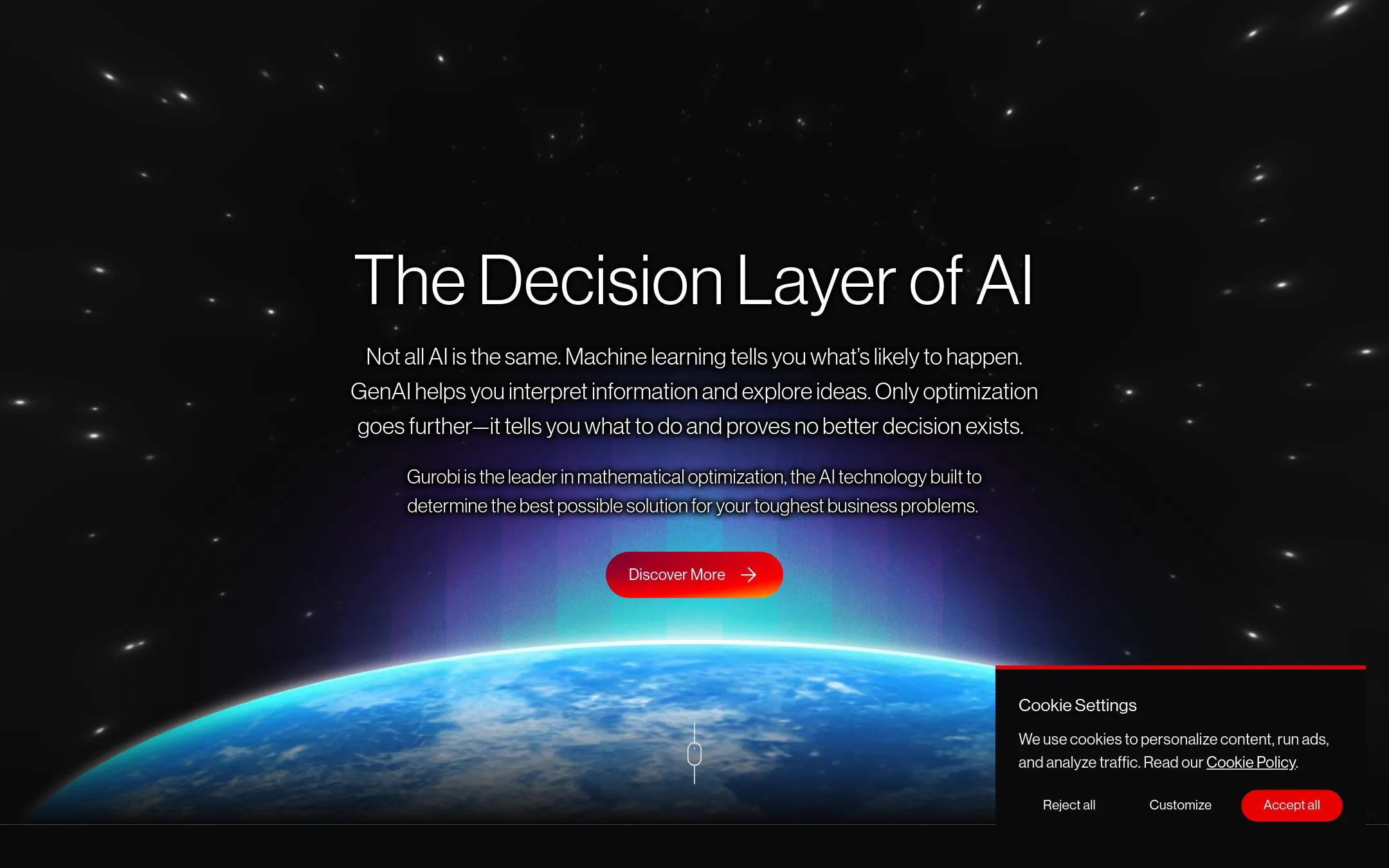 Gurobi Optimizer homepage