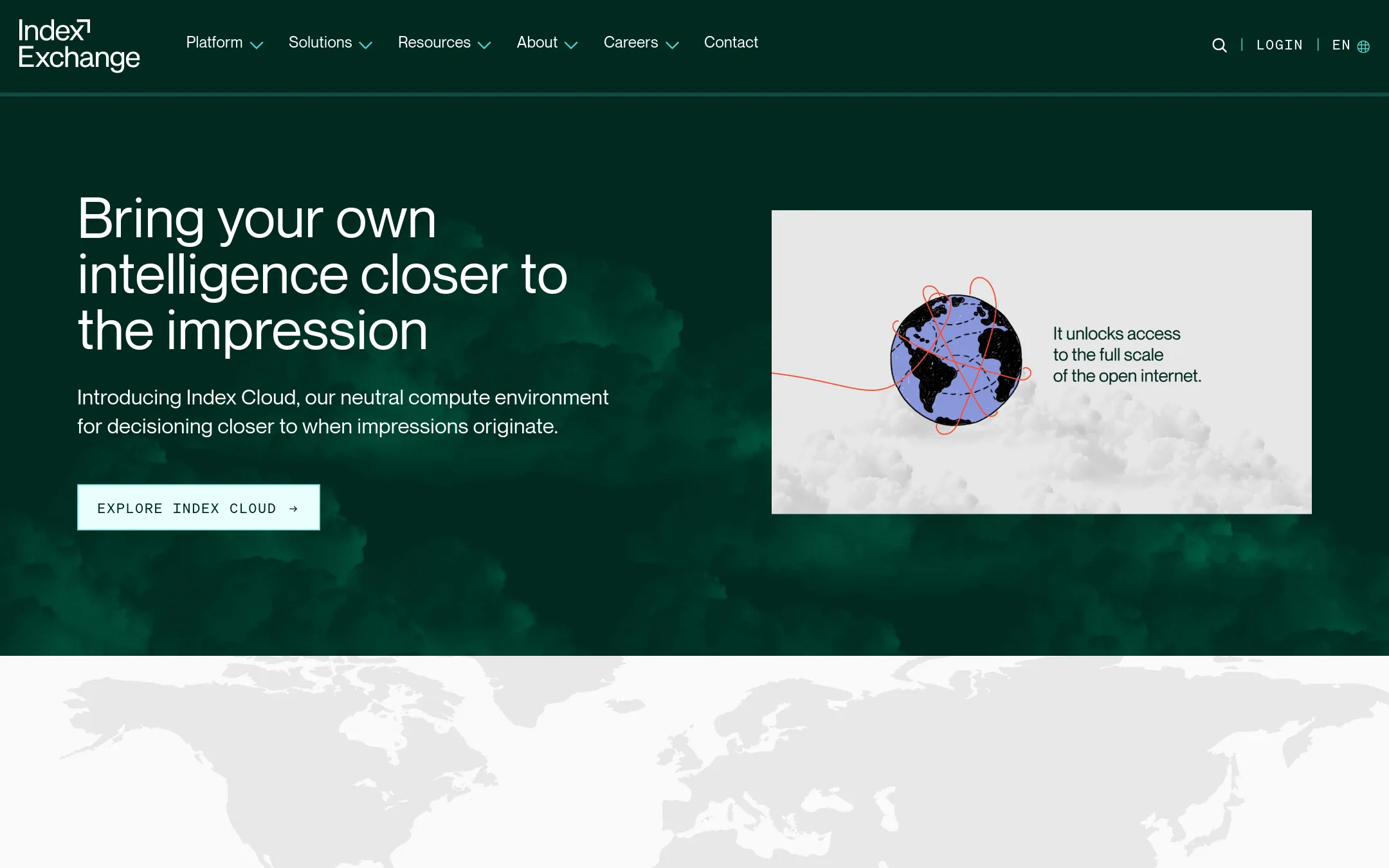 Index Exchange homepage