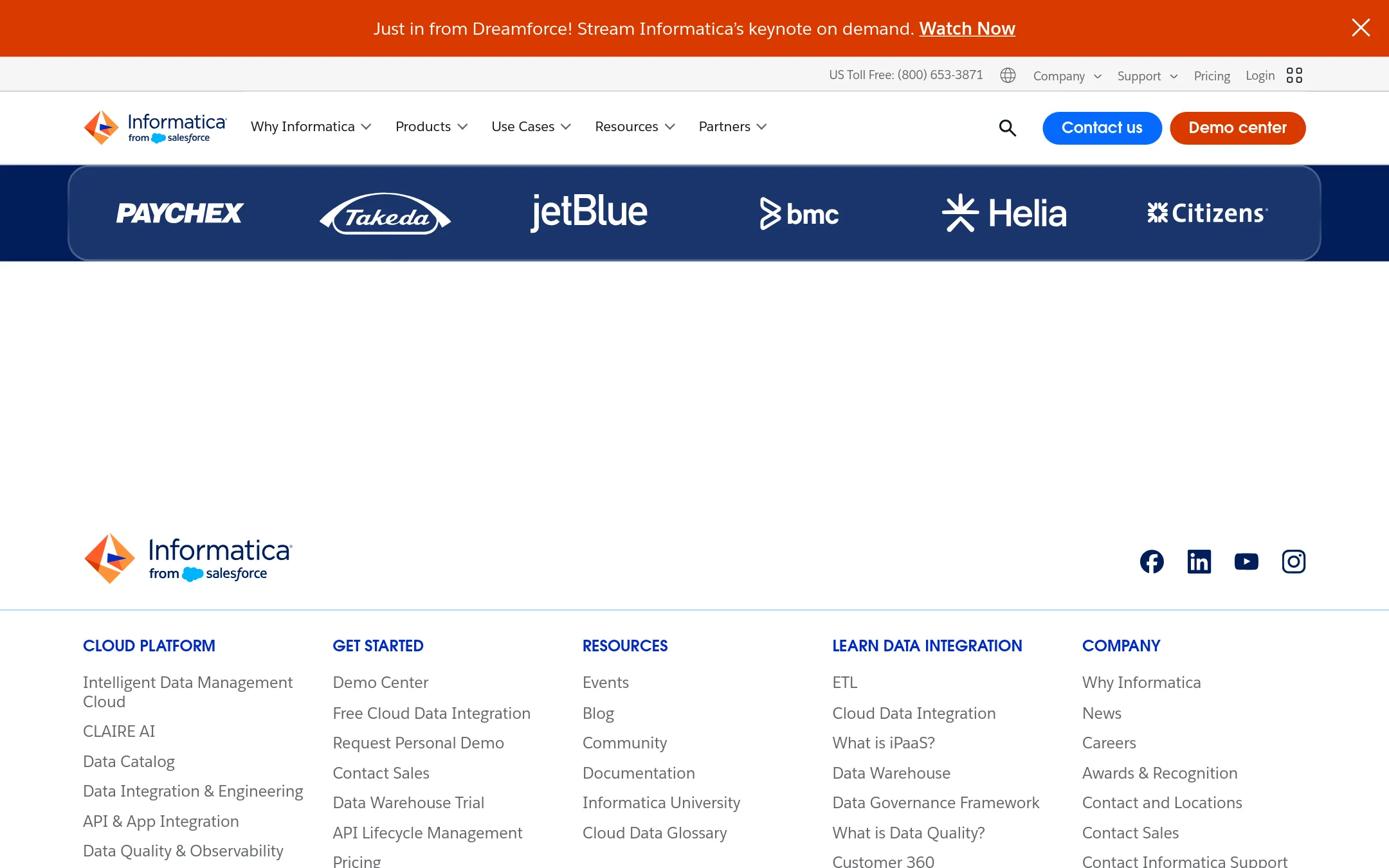Informatica homepage