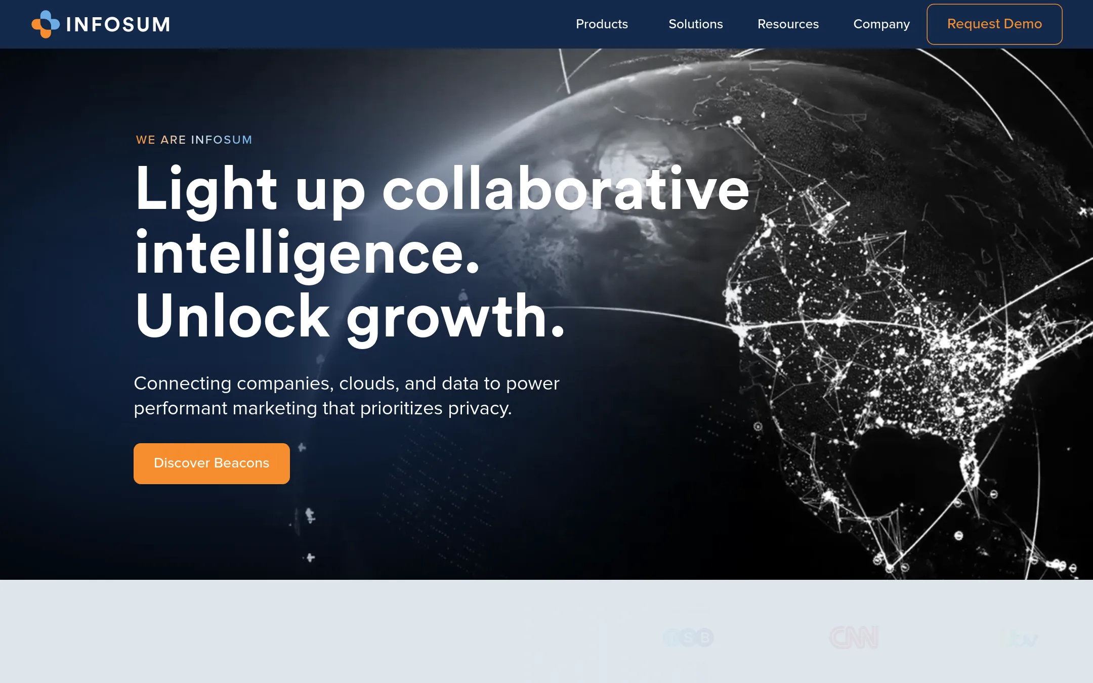 InfoSum homepage
