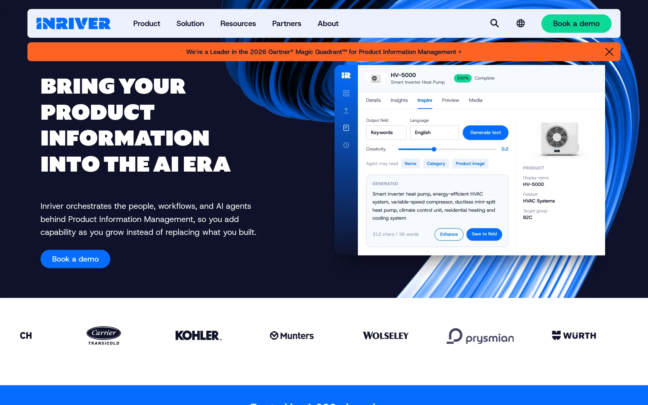 Inriver homepage