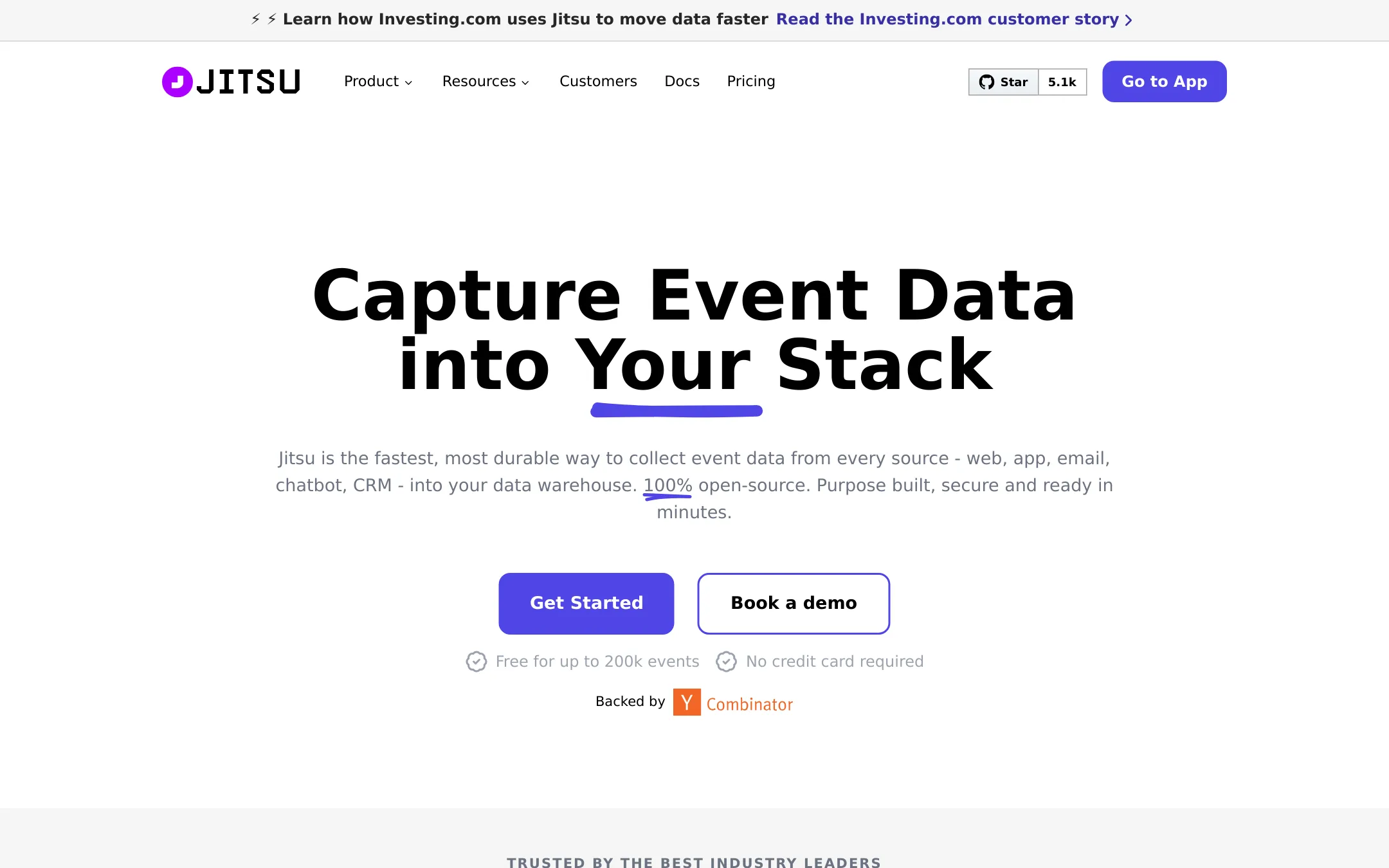 Jitsu homepage
