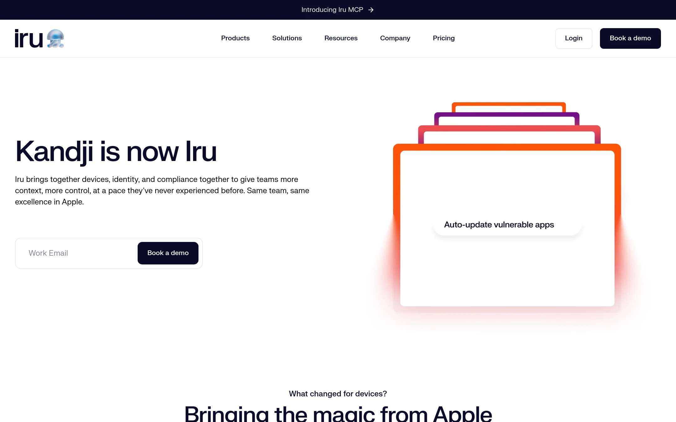 Kandji homepage