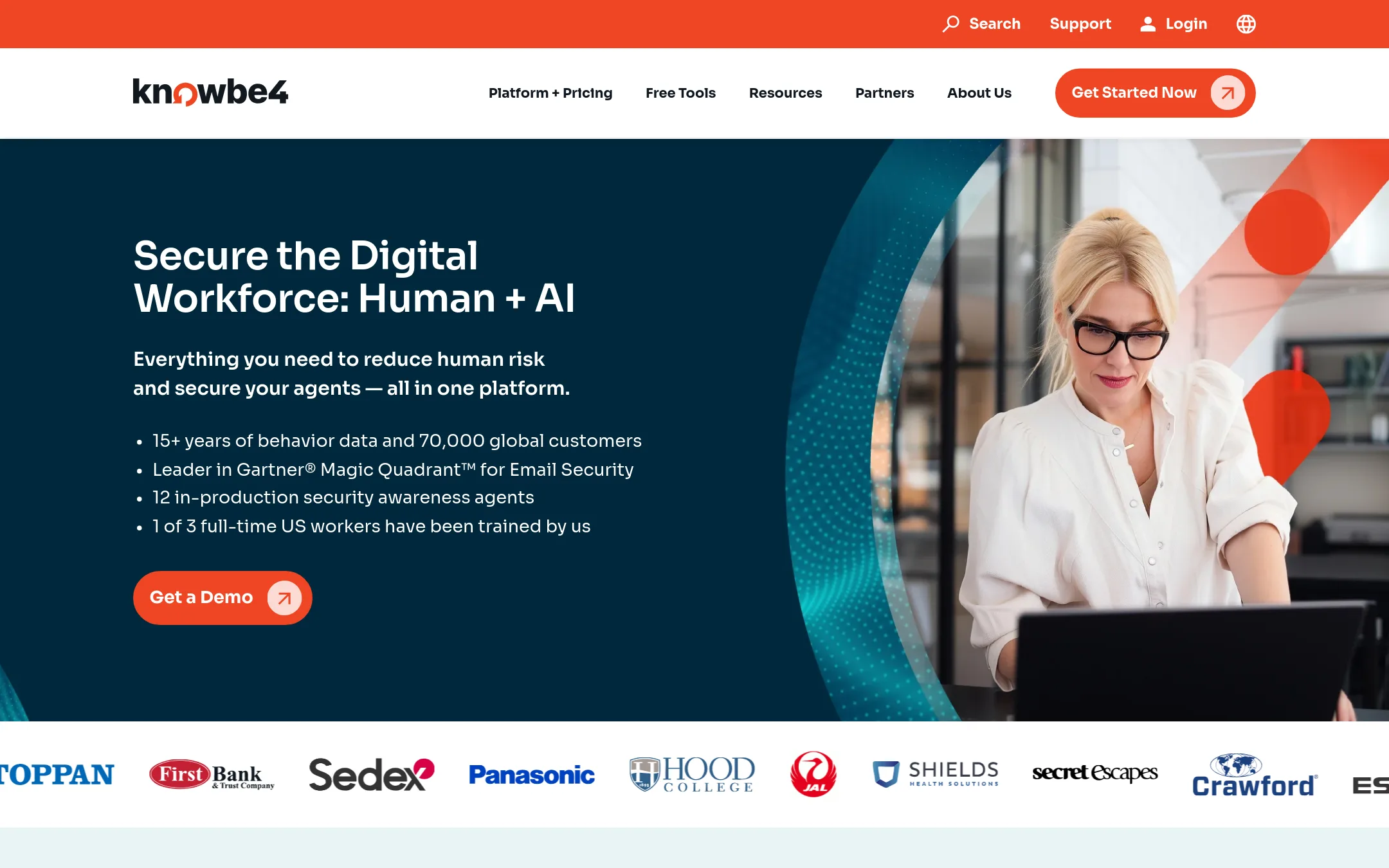 KnowBe4 homepage